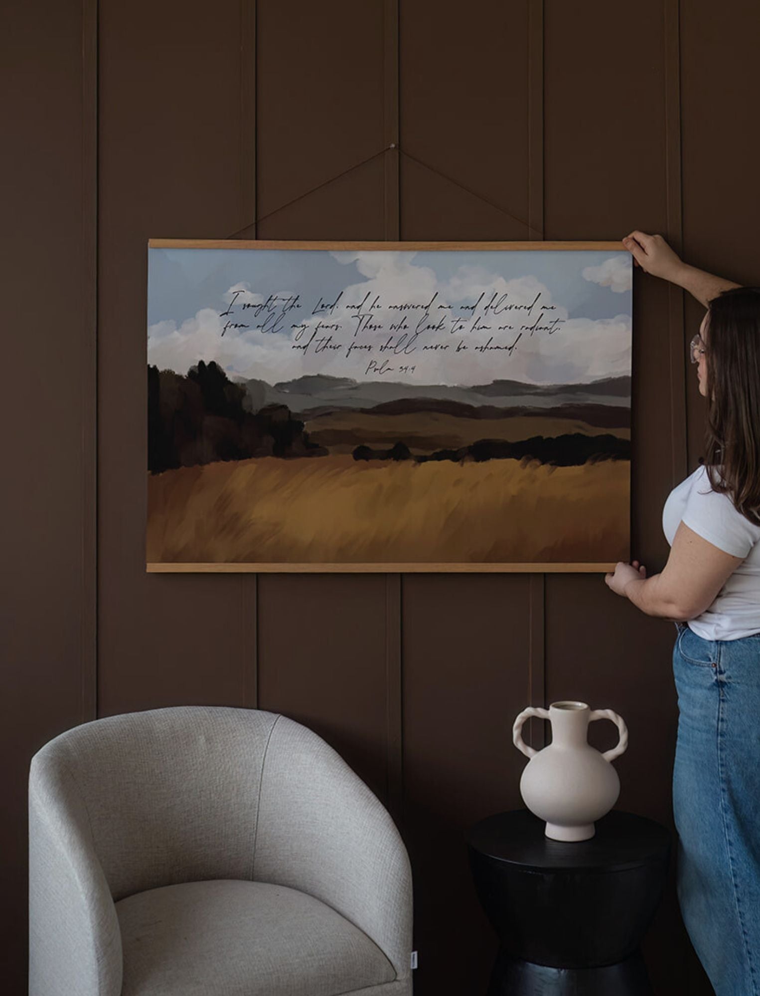 Horizontal Poster: I Sought the Lord