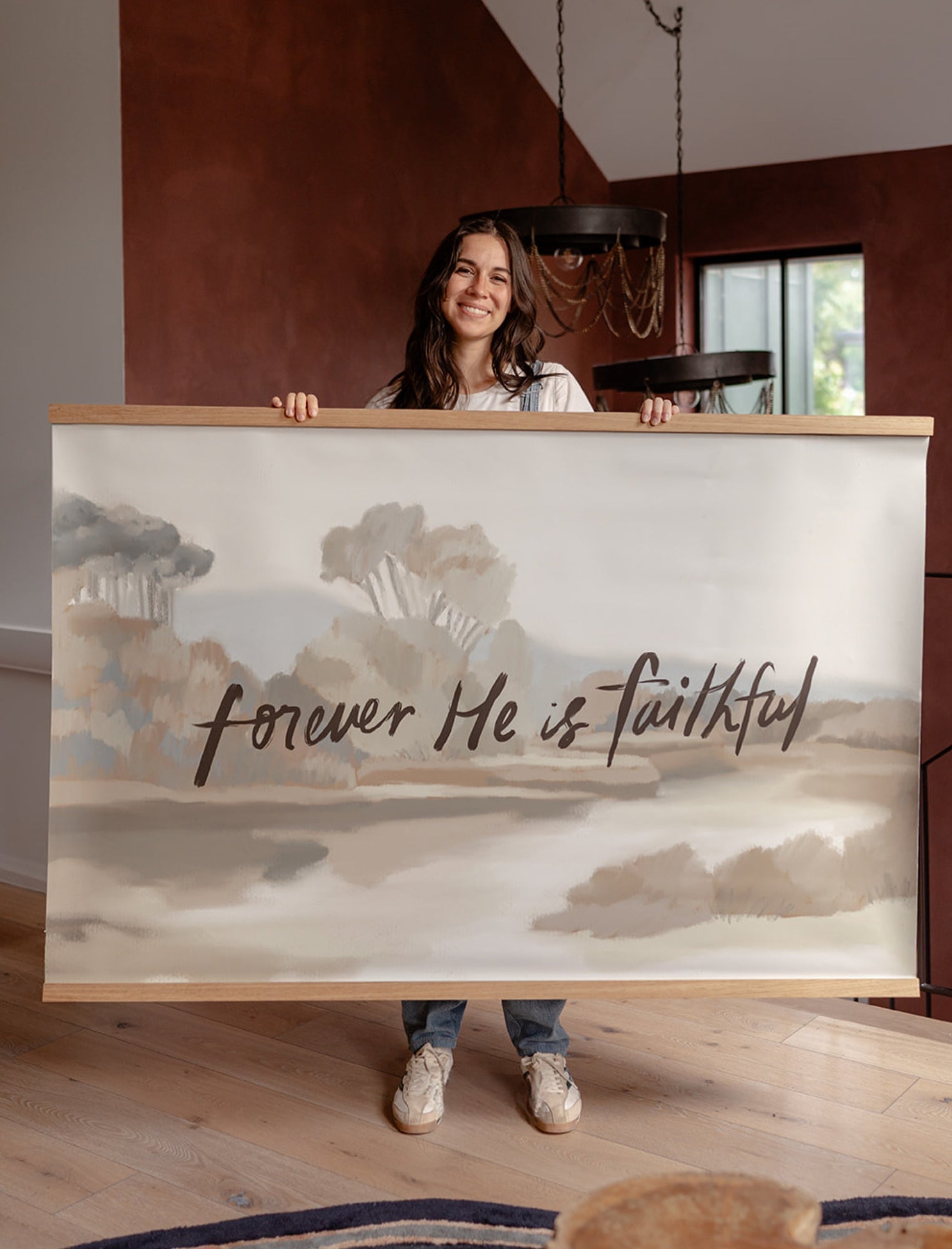 Large Canvas: Forever He is Faithful