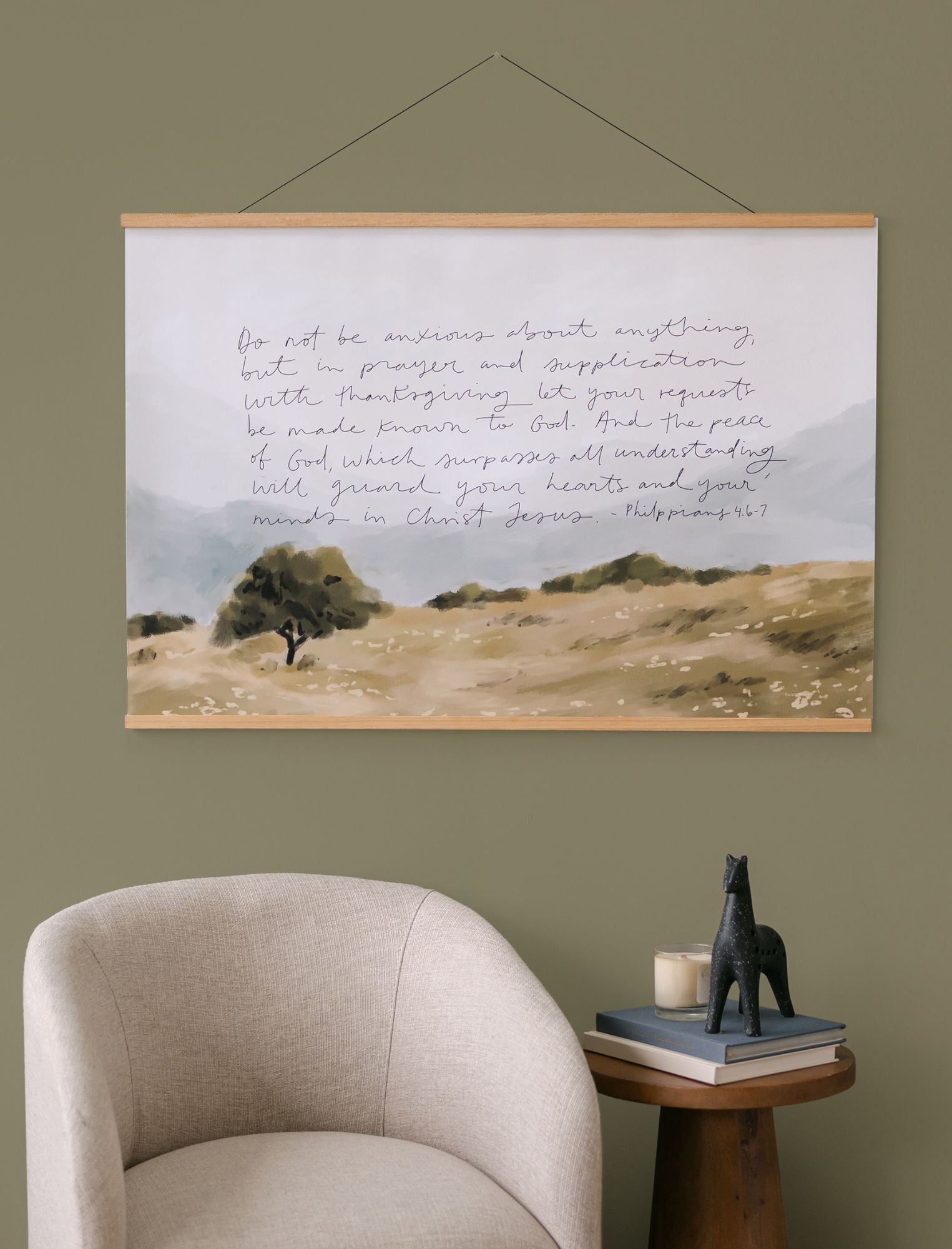 Horizontal Poster: Do not be anxious