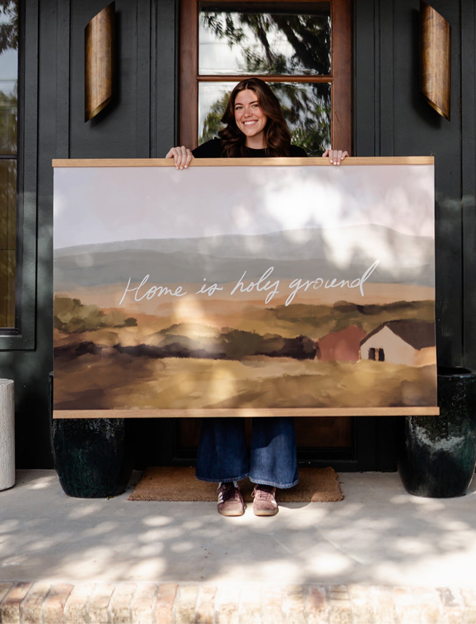 Large Canvas: Home is Holy Ground