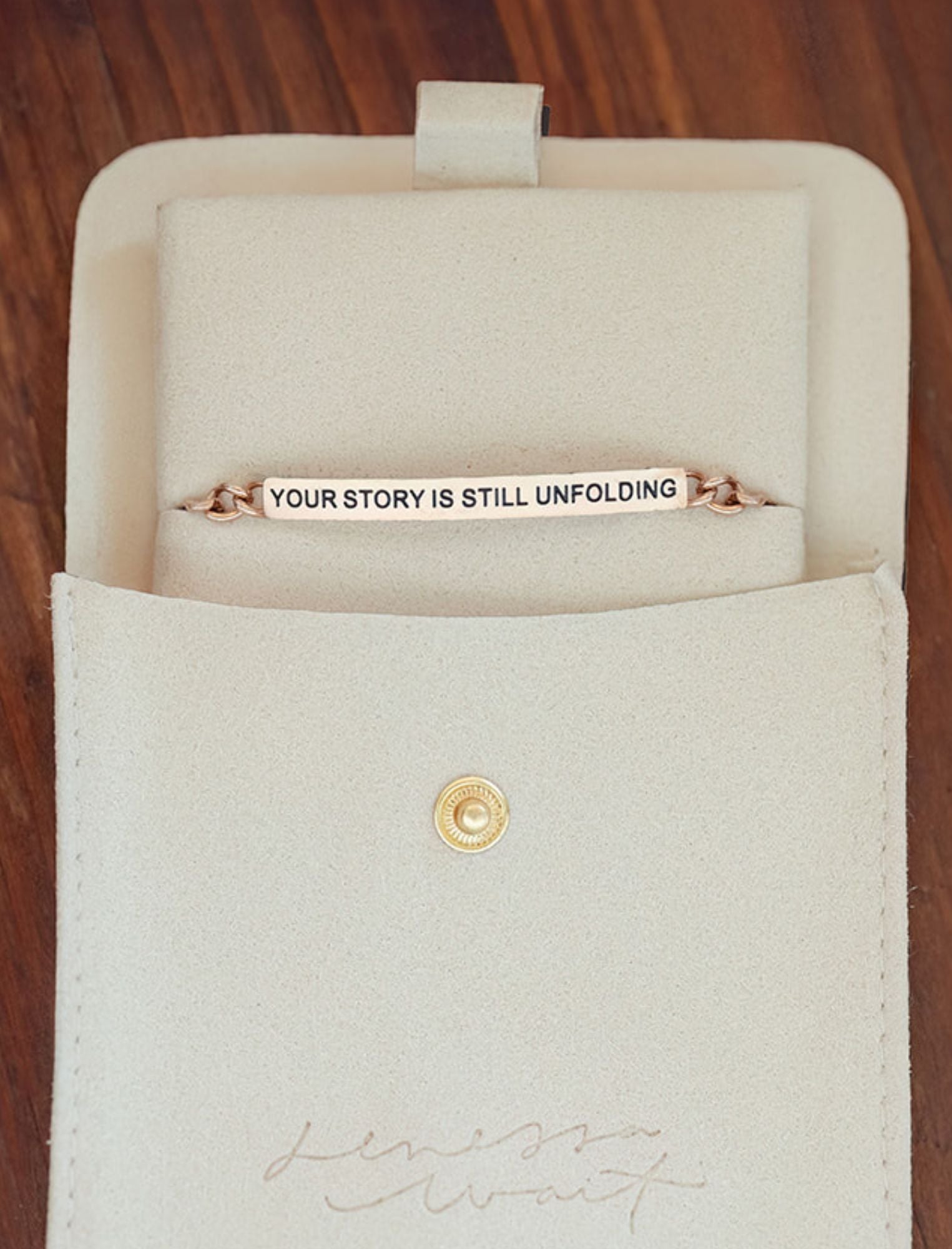 FREE "Your story is still unfolding" Bracelet