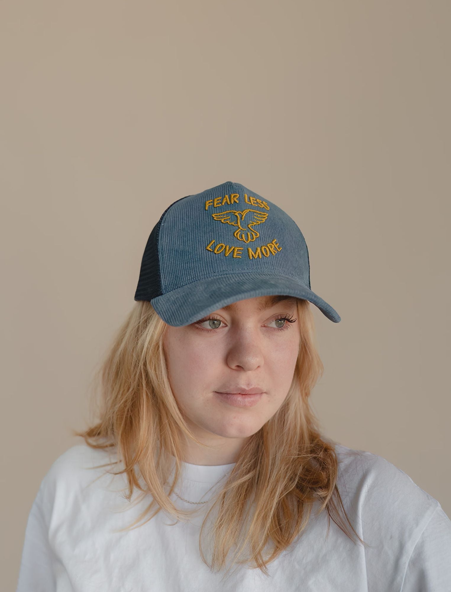 Hat: Fear less Love More