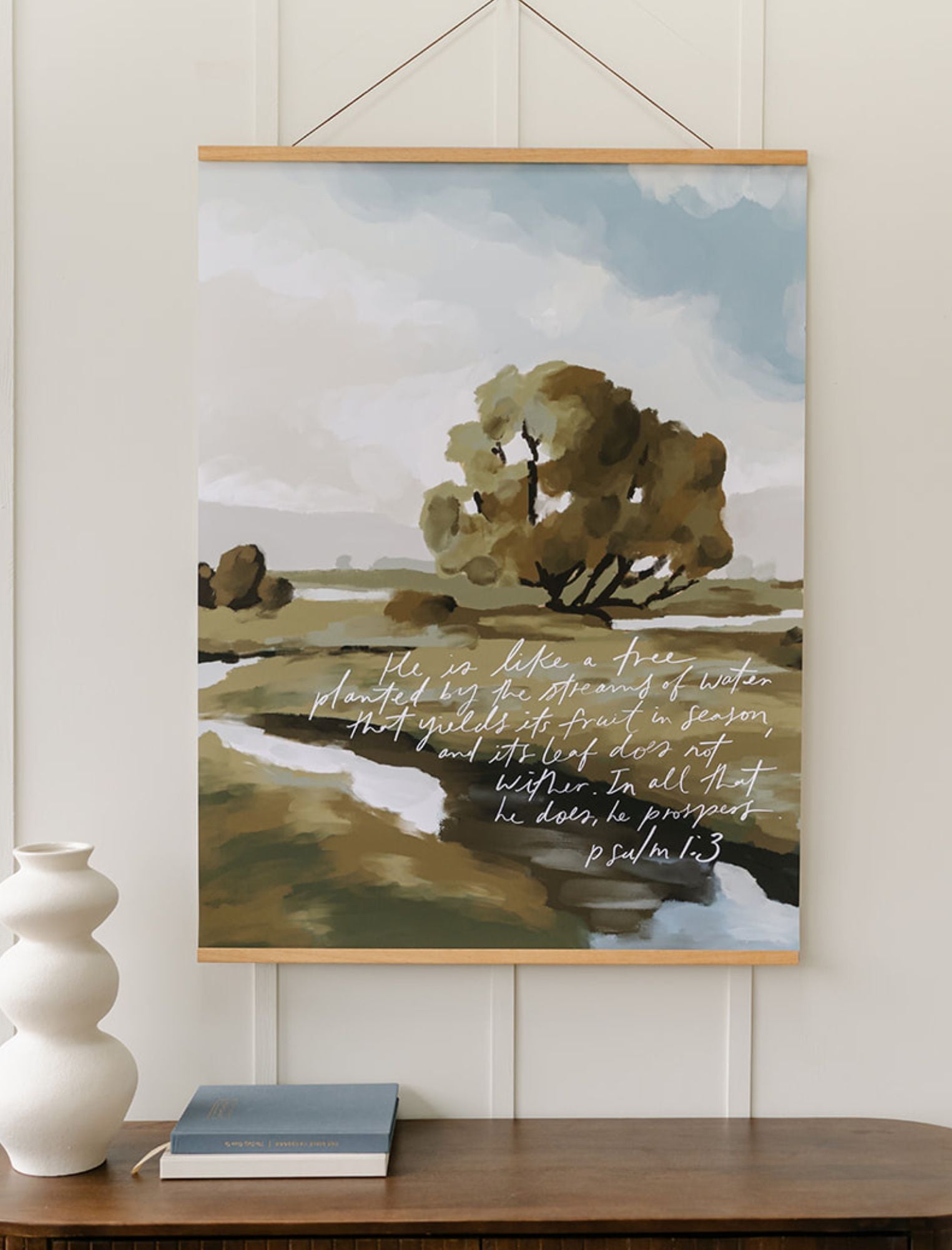 Large Poster: He is like a tree planted