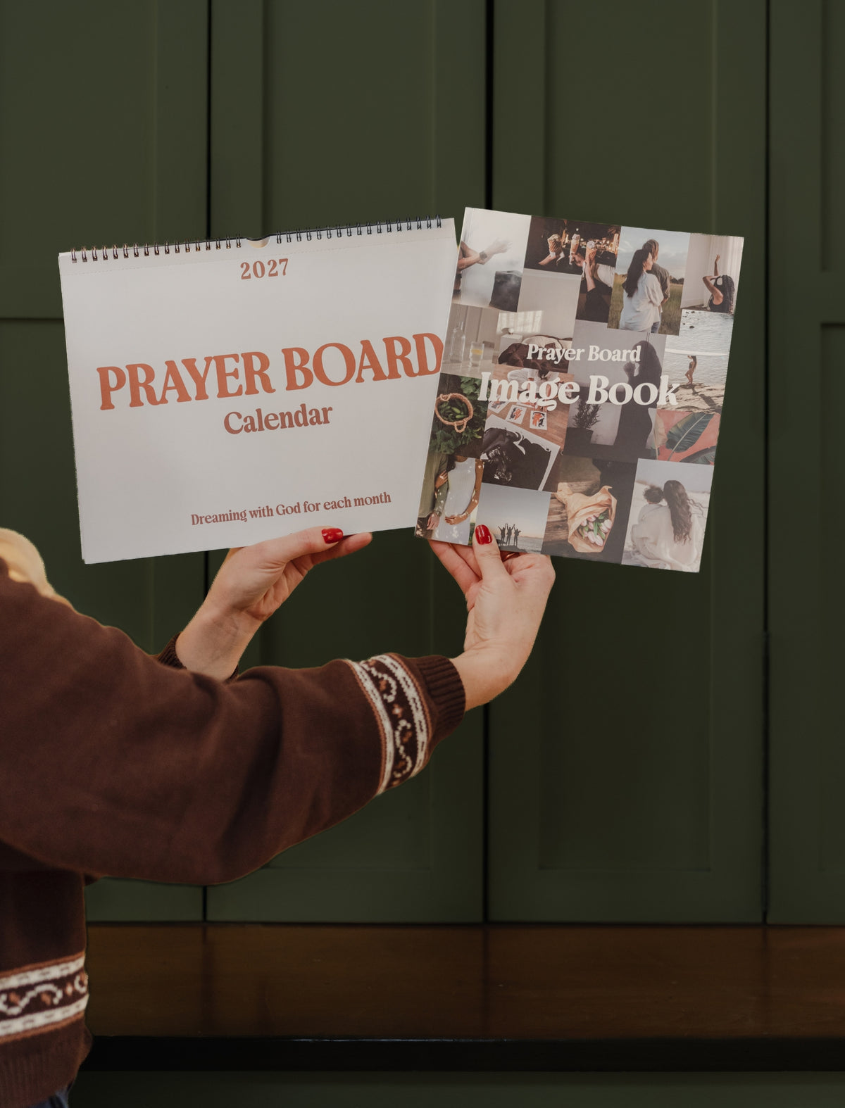 2027 Prayer Board Calendar + Image Book Set