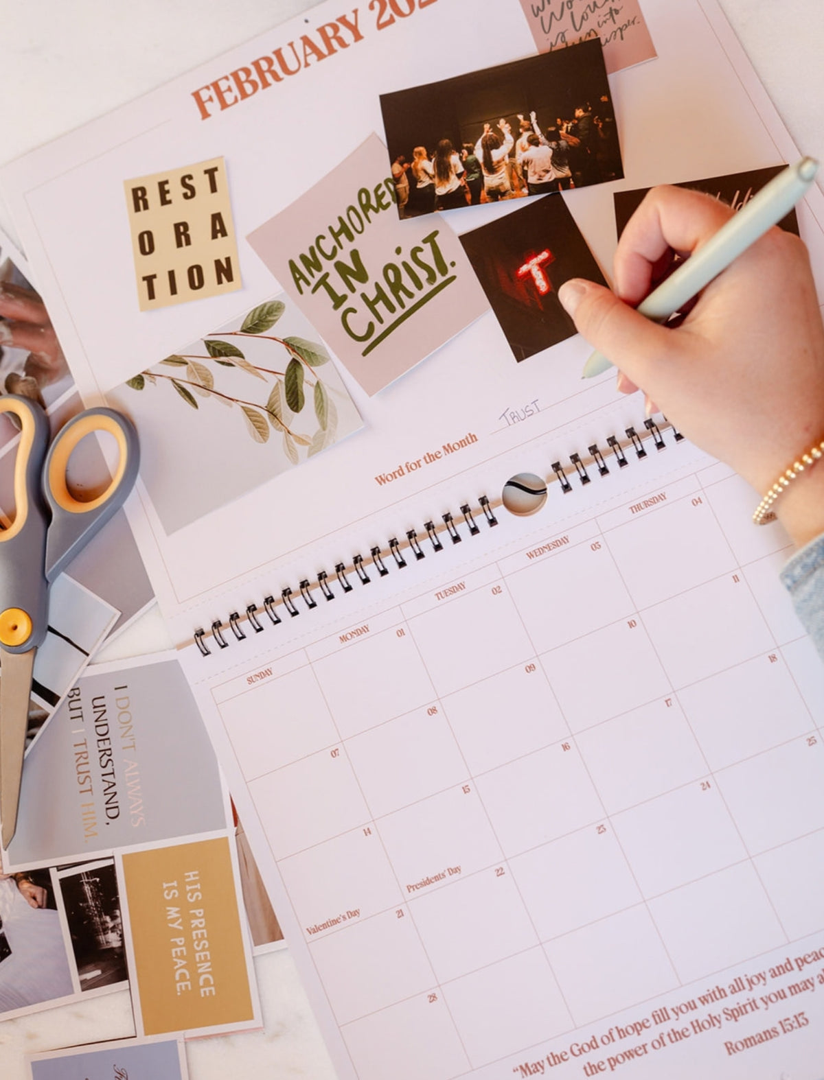 2027 Prayer Board Calendar + Image Book Set