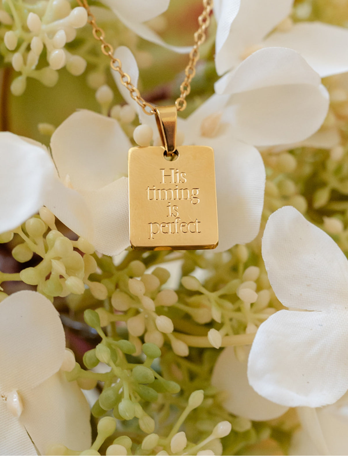 Necklace: His Timing is Perfect