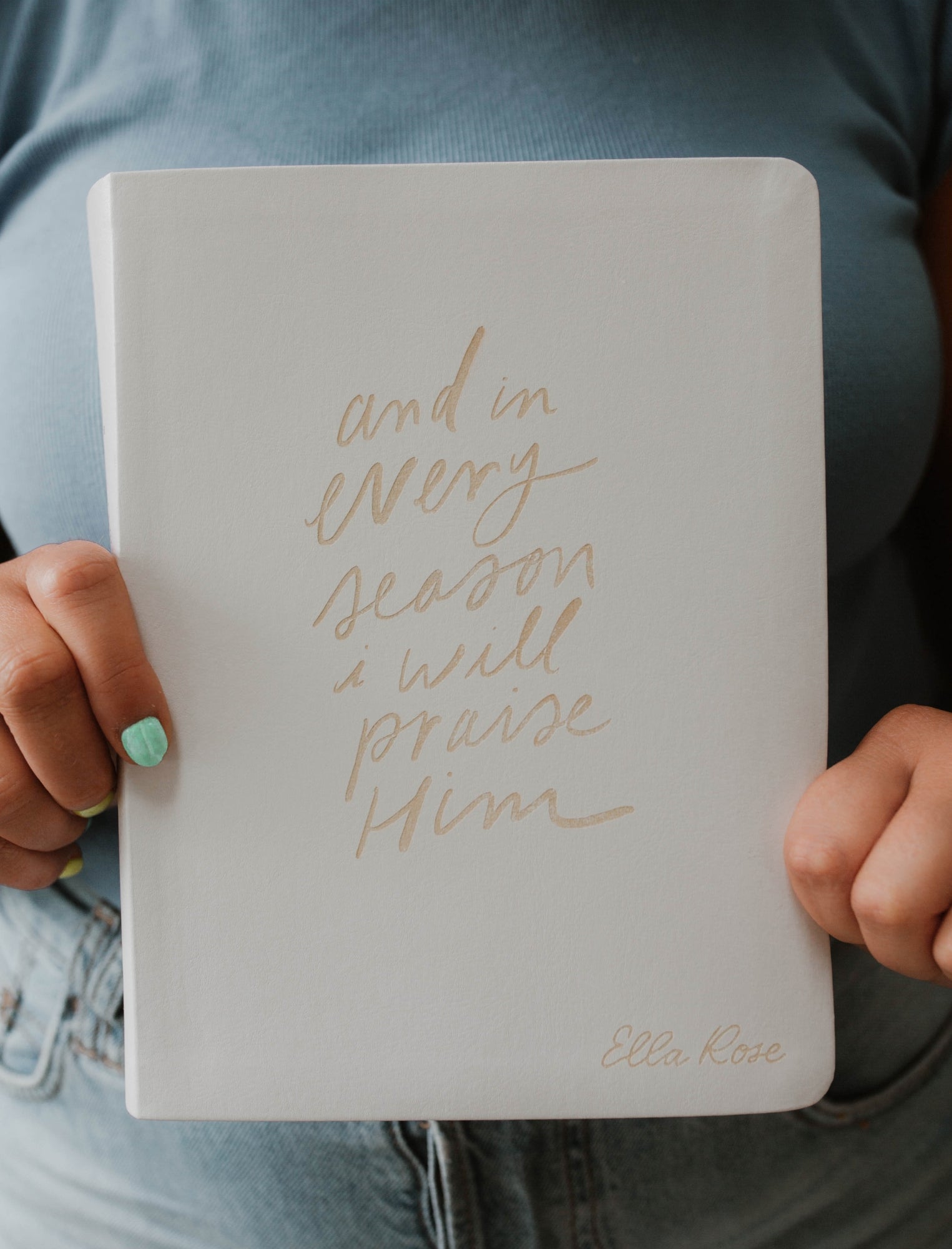NLT White Journaling Bible - And in Every Season