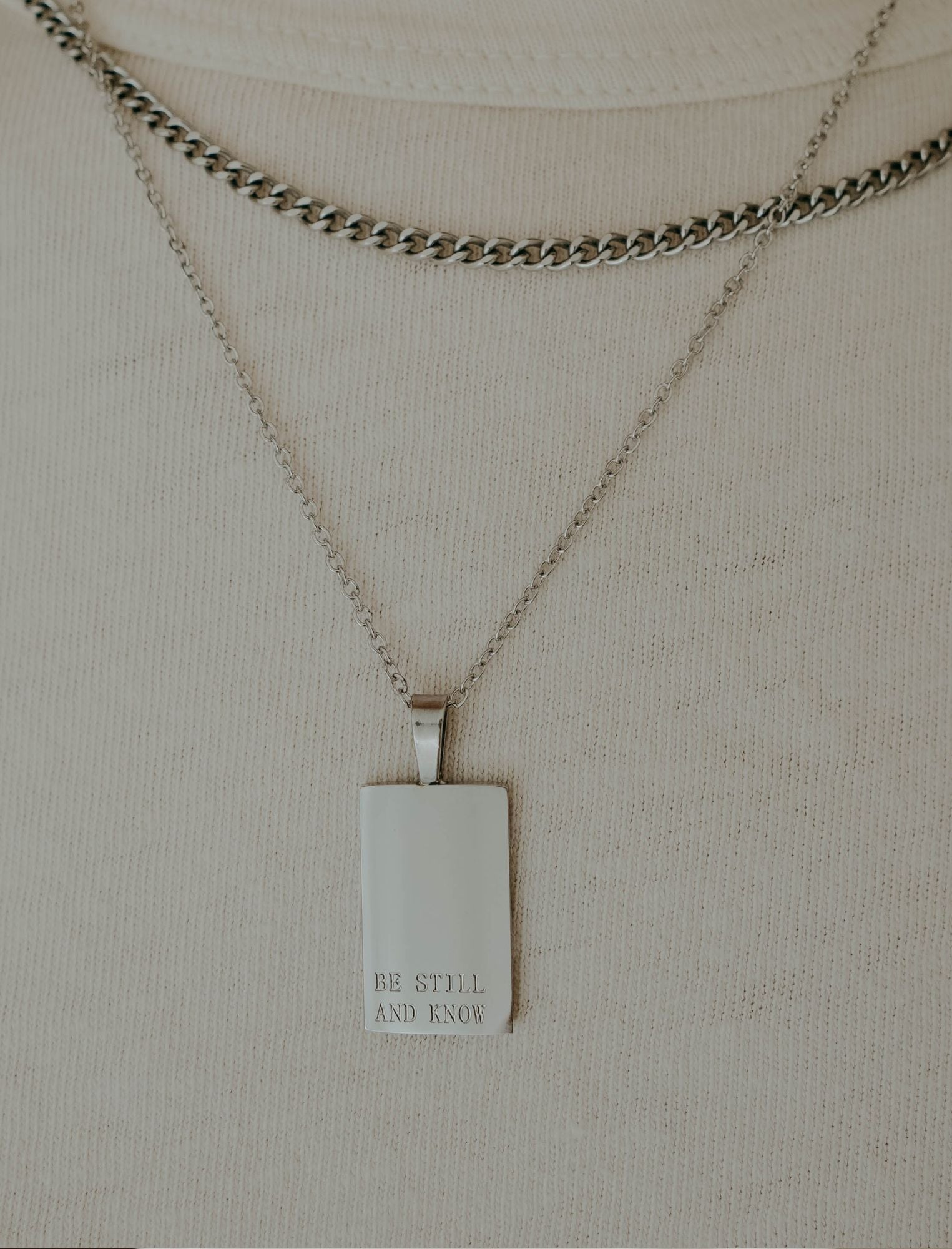 Necklace: Be Still and Know