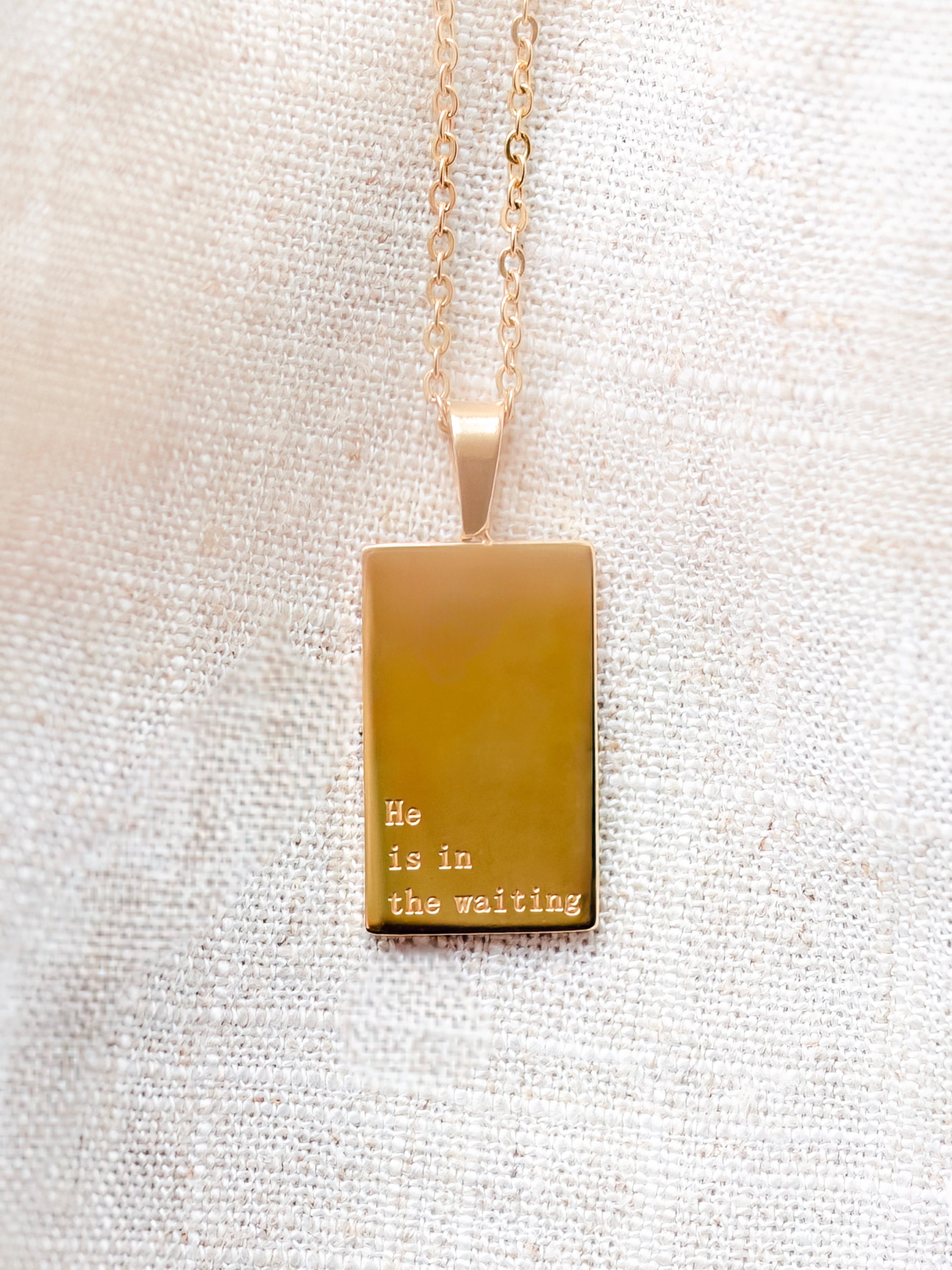 Necklace: He is in the waiting