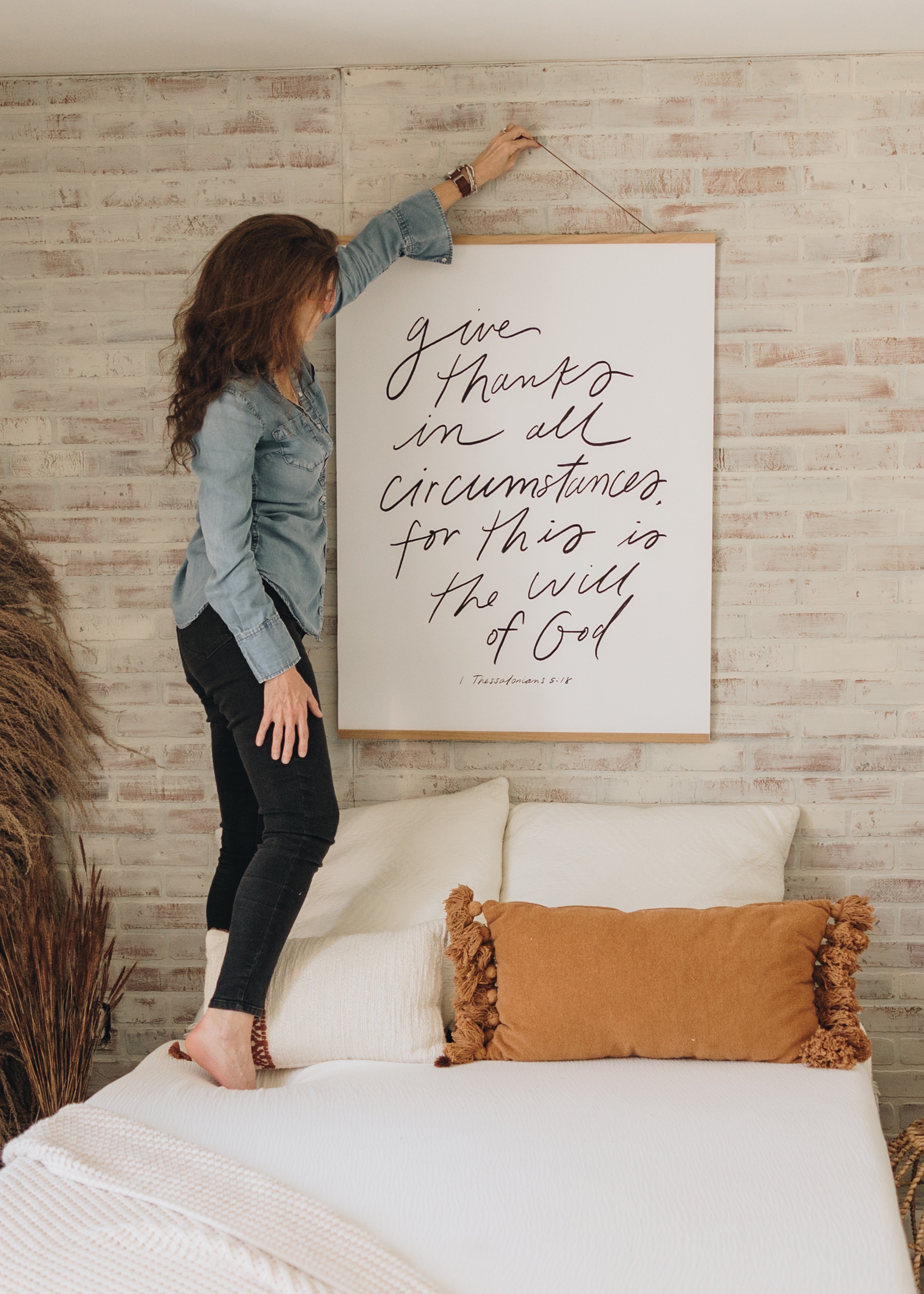 Large Poster: Give thanks in all...