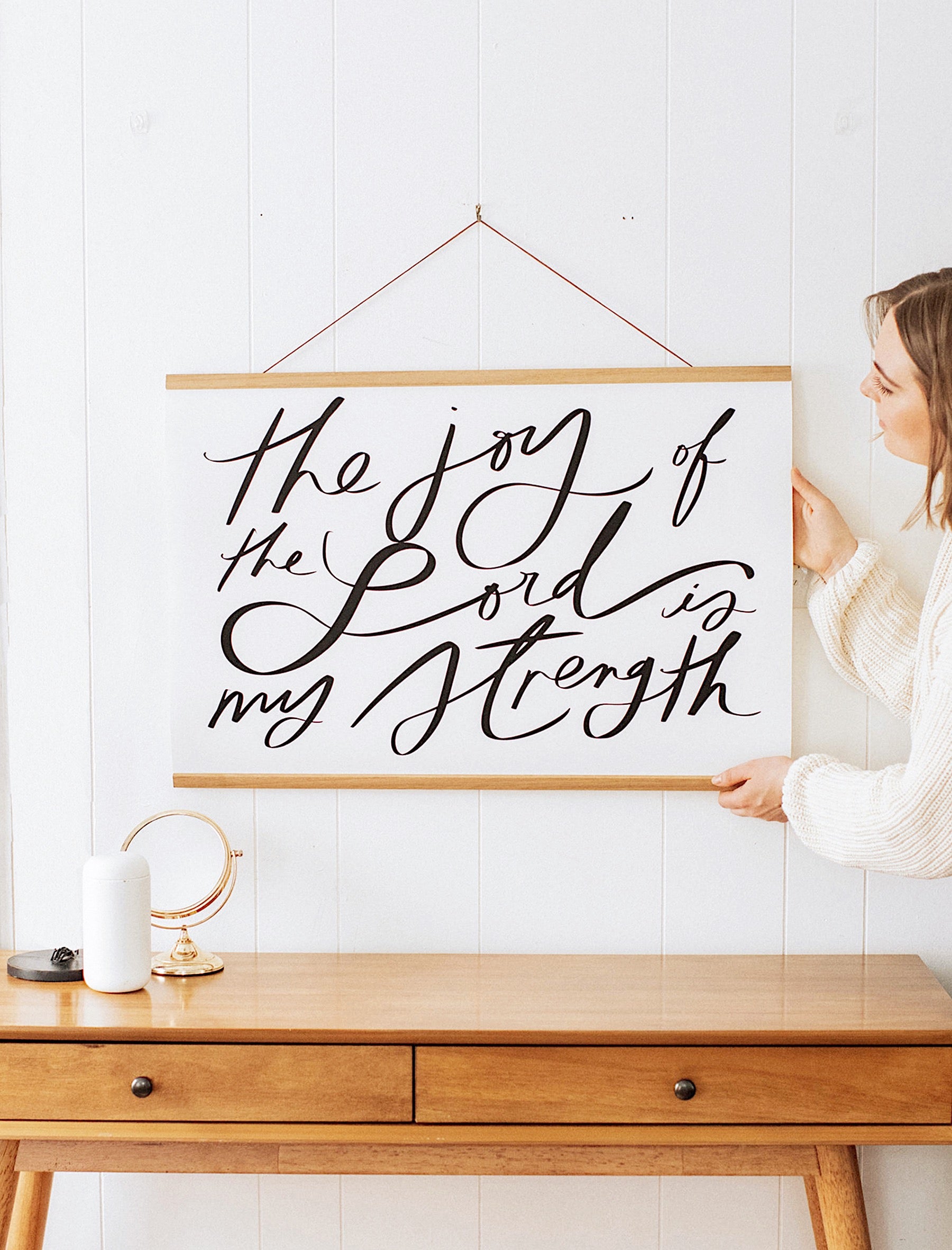 Horizontal Poster "The joy of the Lord"