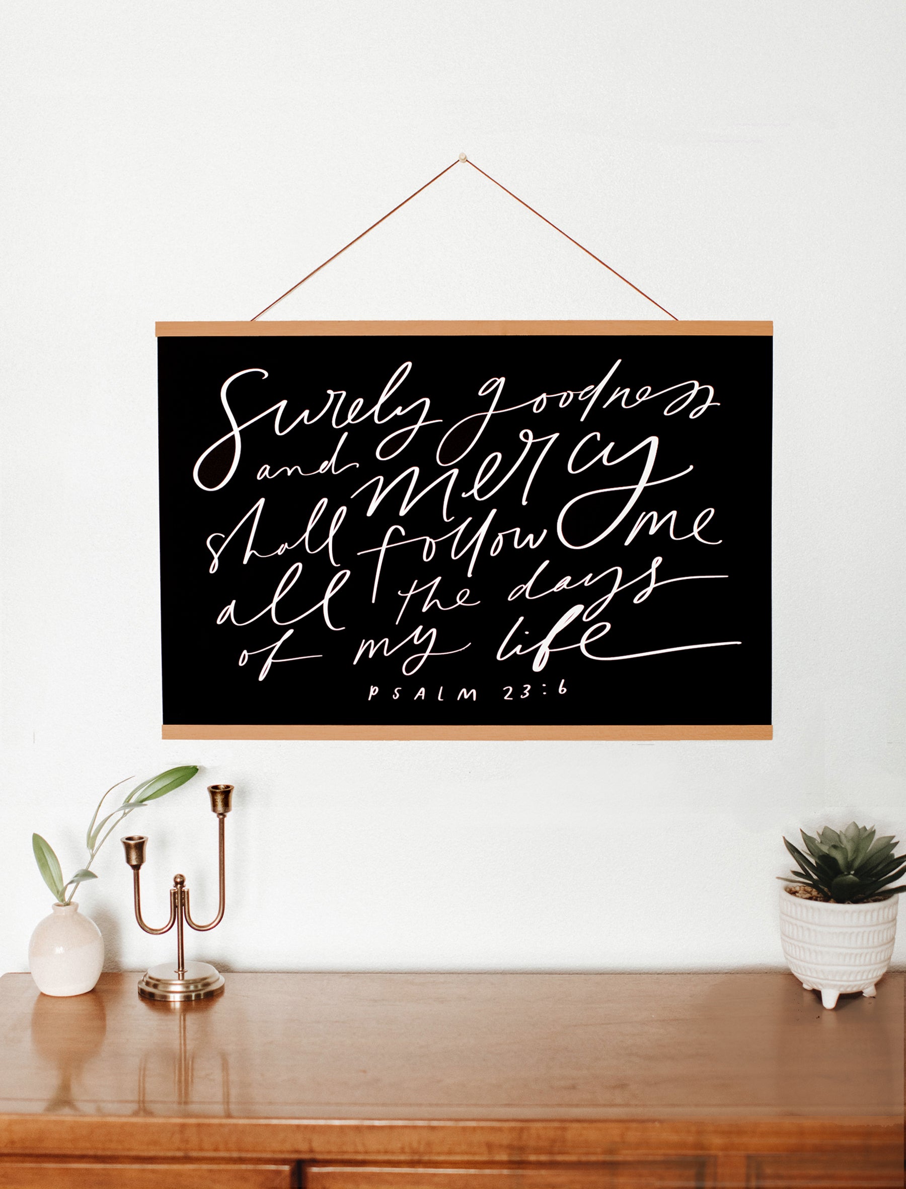 Horizontal Poster "Surely Goodness"