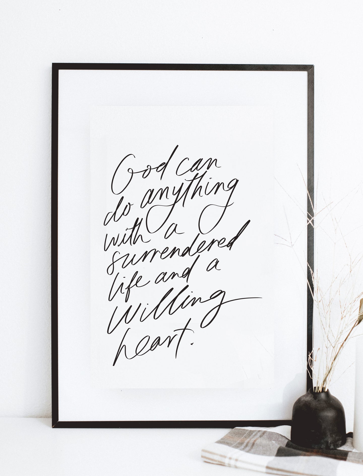 11x17 God can do anything with
