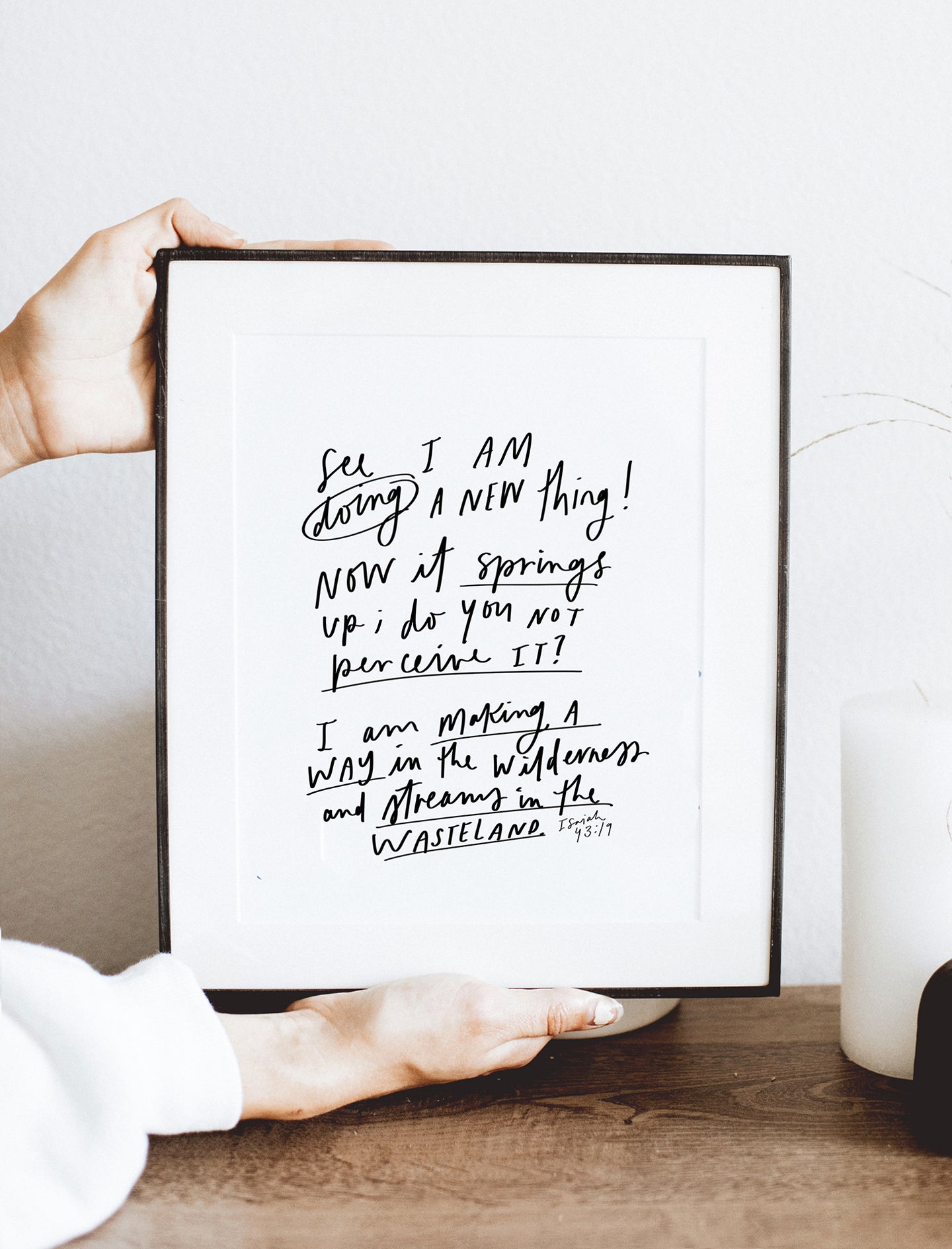 8x10 Isaiah 43