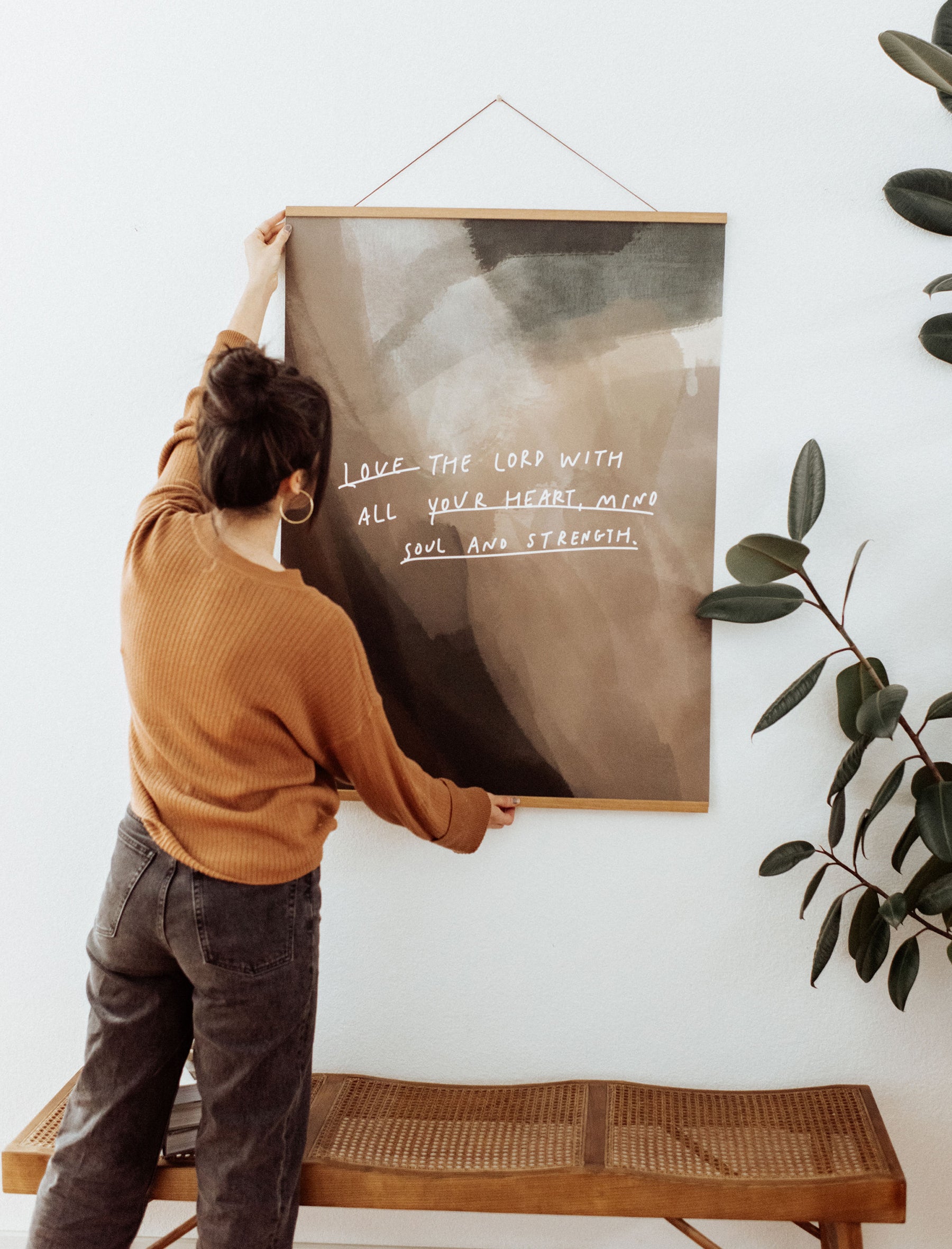 Large Poster: Love the Lord
