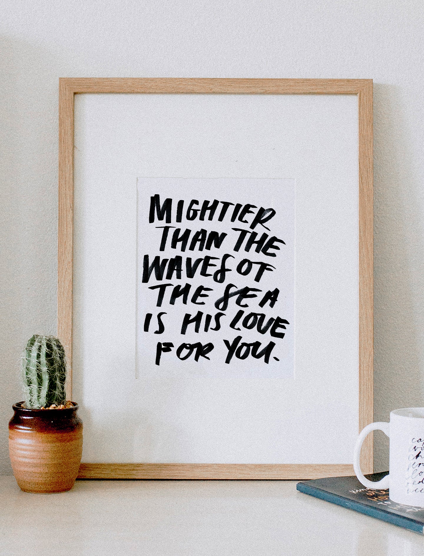 8x10 Mightier Than The Waves