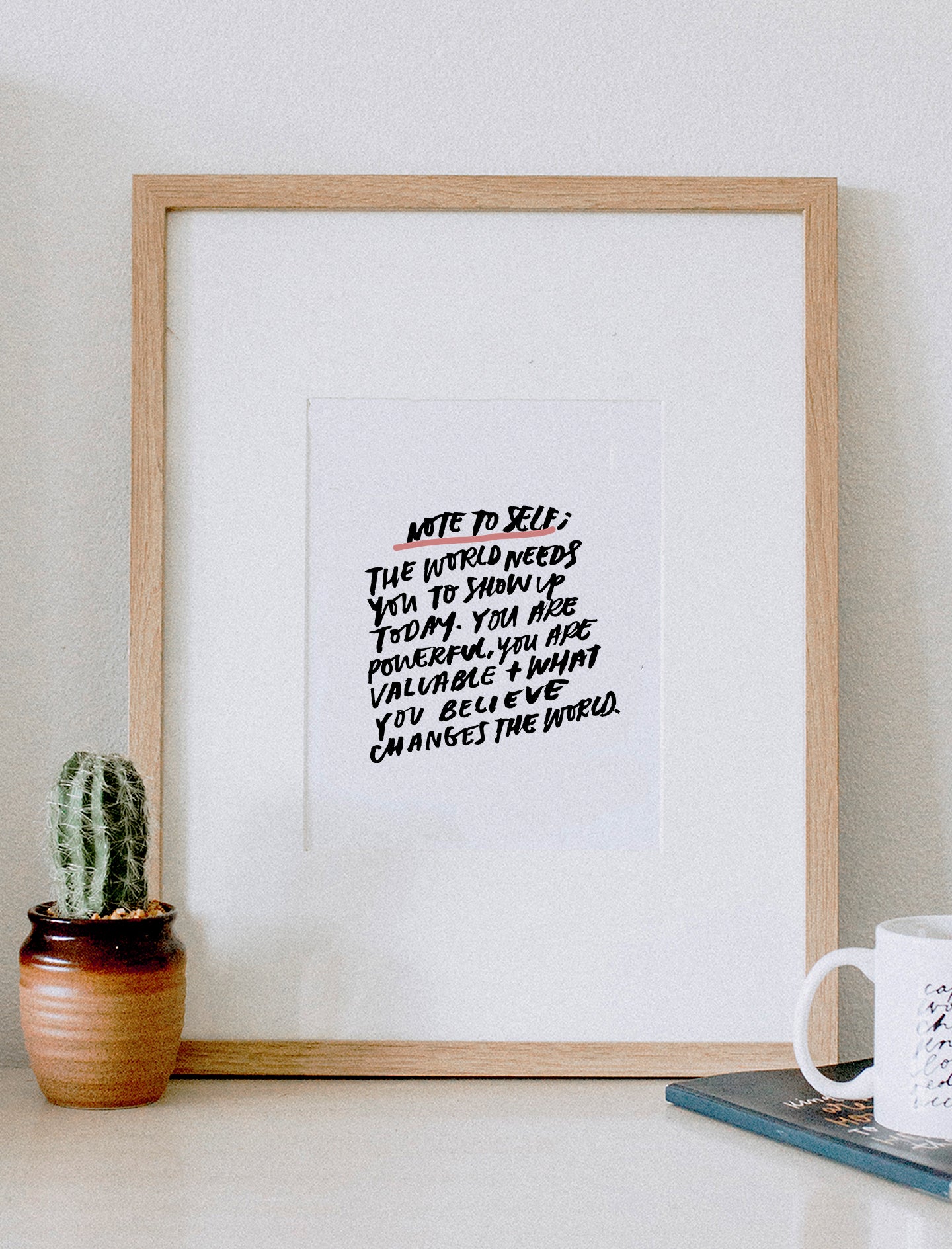 8x10 Note To Self