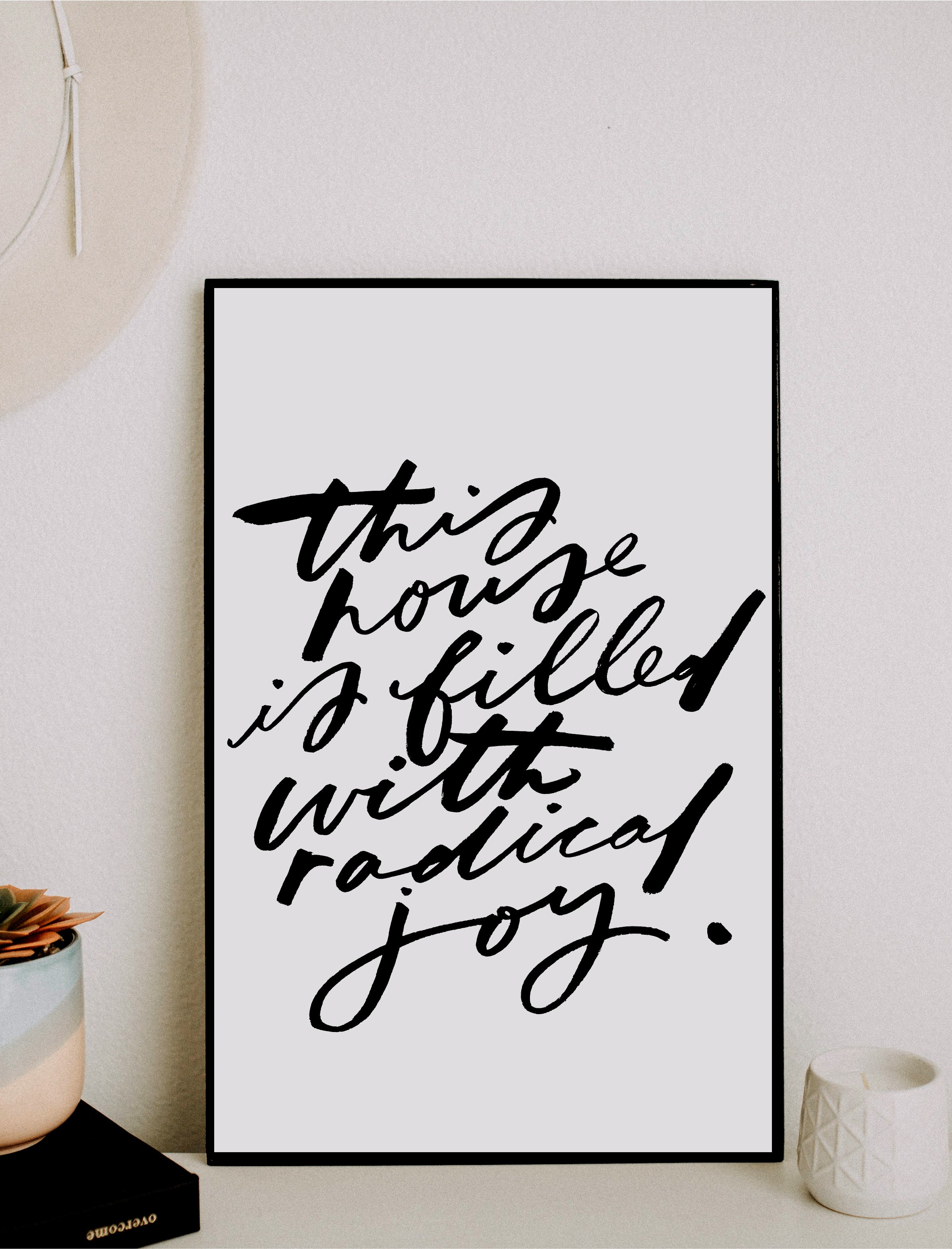 11x17 This House Is Filled