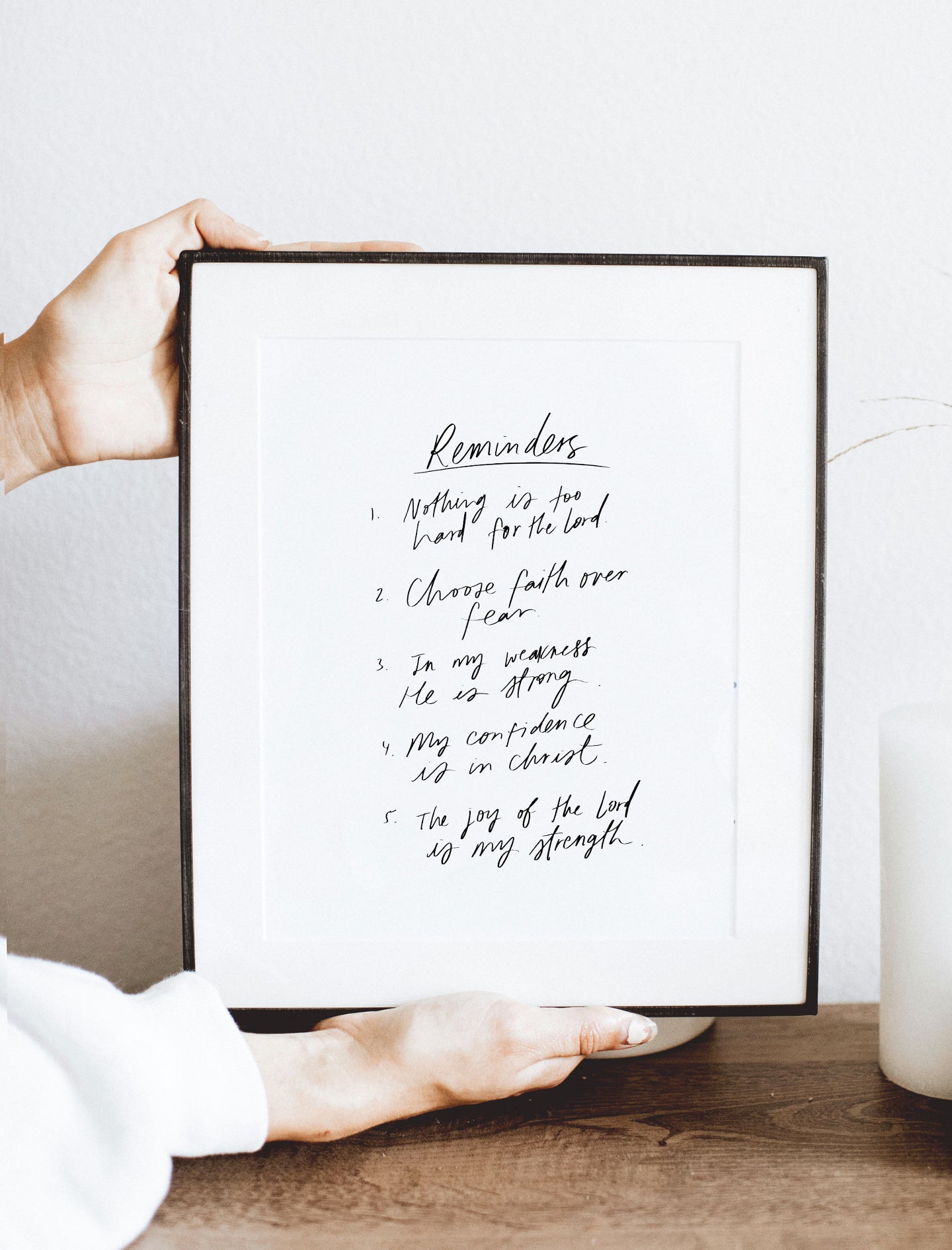8x10 Reminders