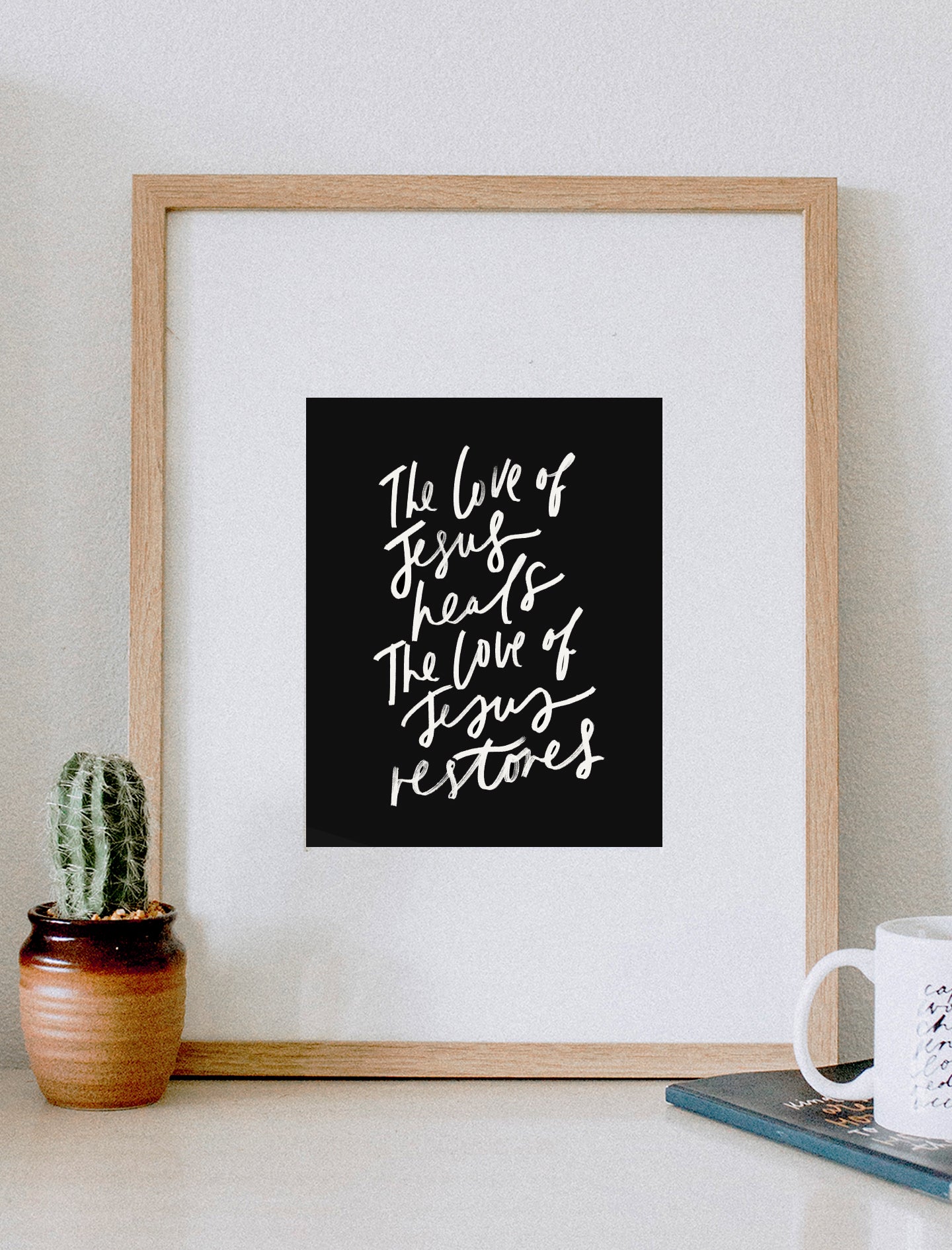 8x10 The love of Jesus
