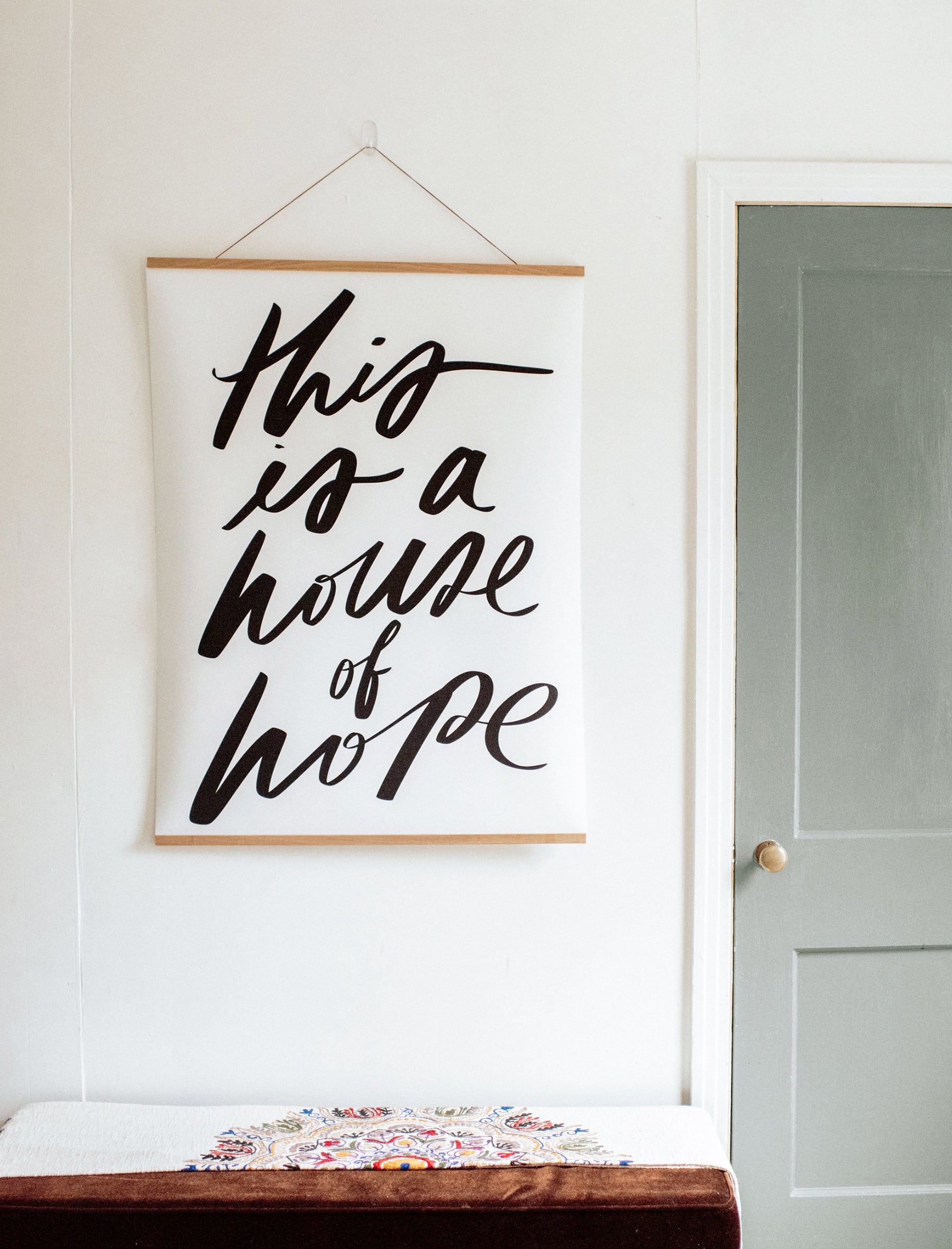 Large Poster: This is a house of hope