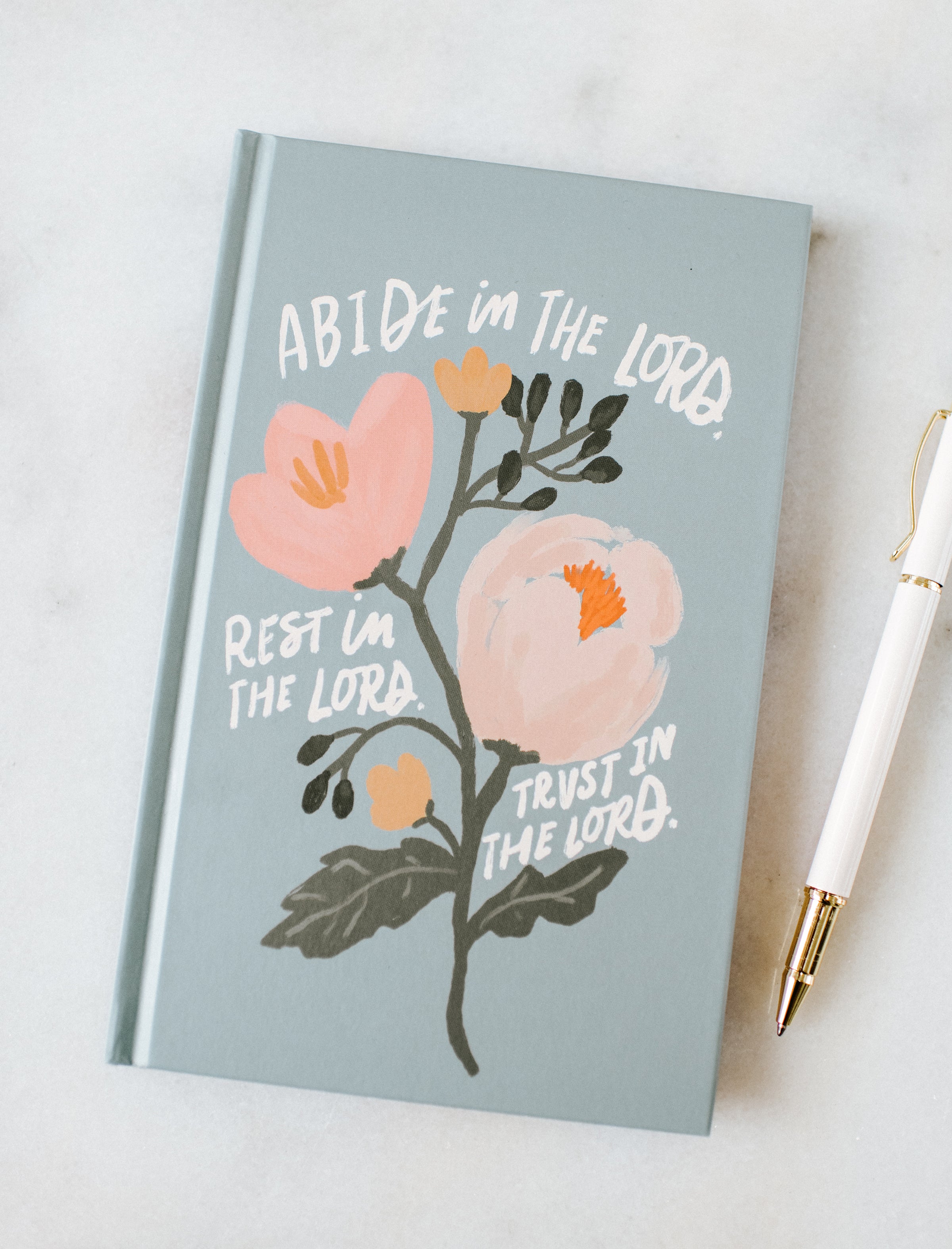 Hardcover Journal: Abide in the Lord