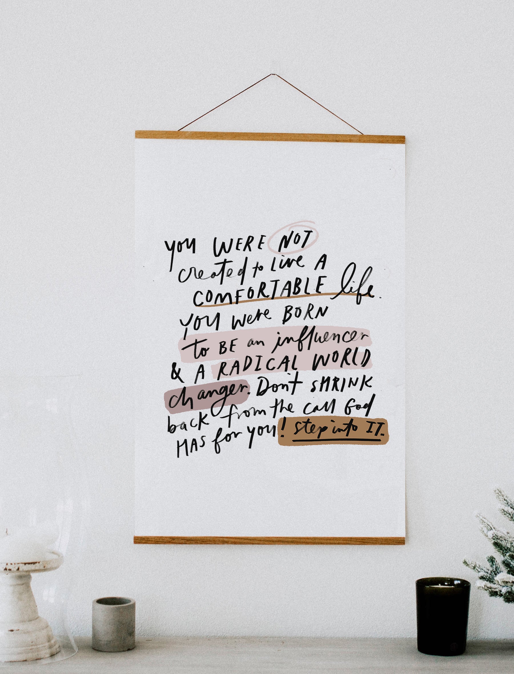 Poster: You were born to be...
