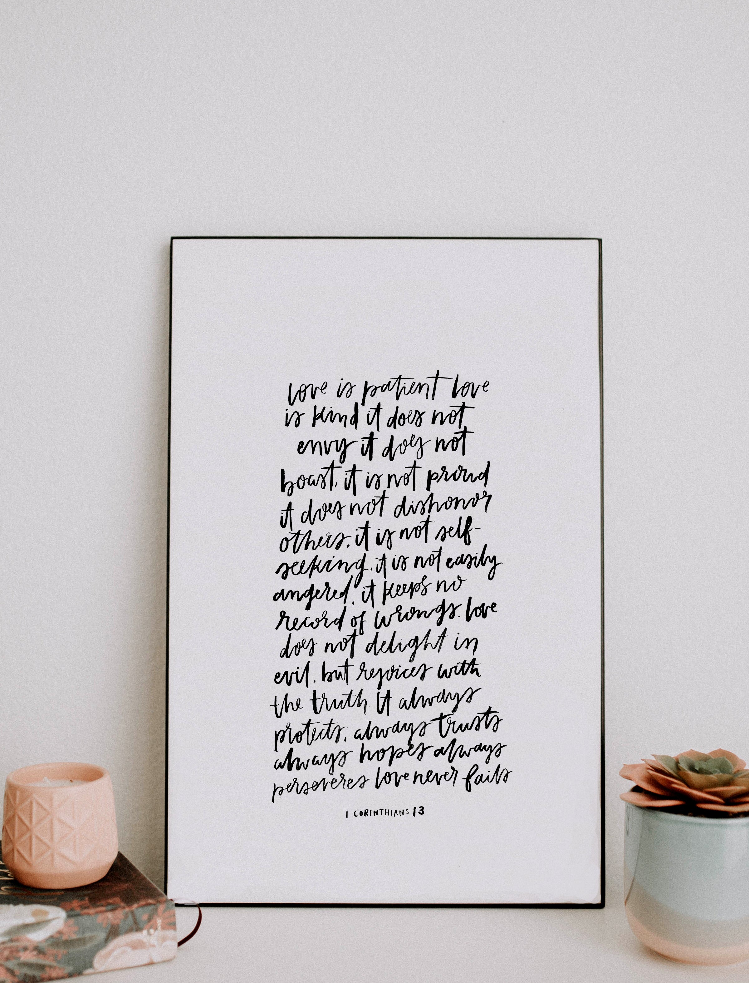 11x17 Love is patient