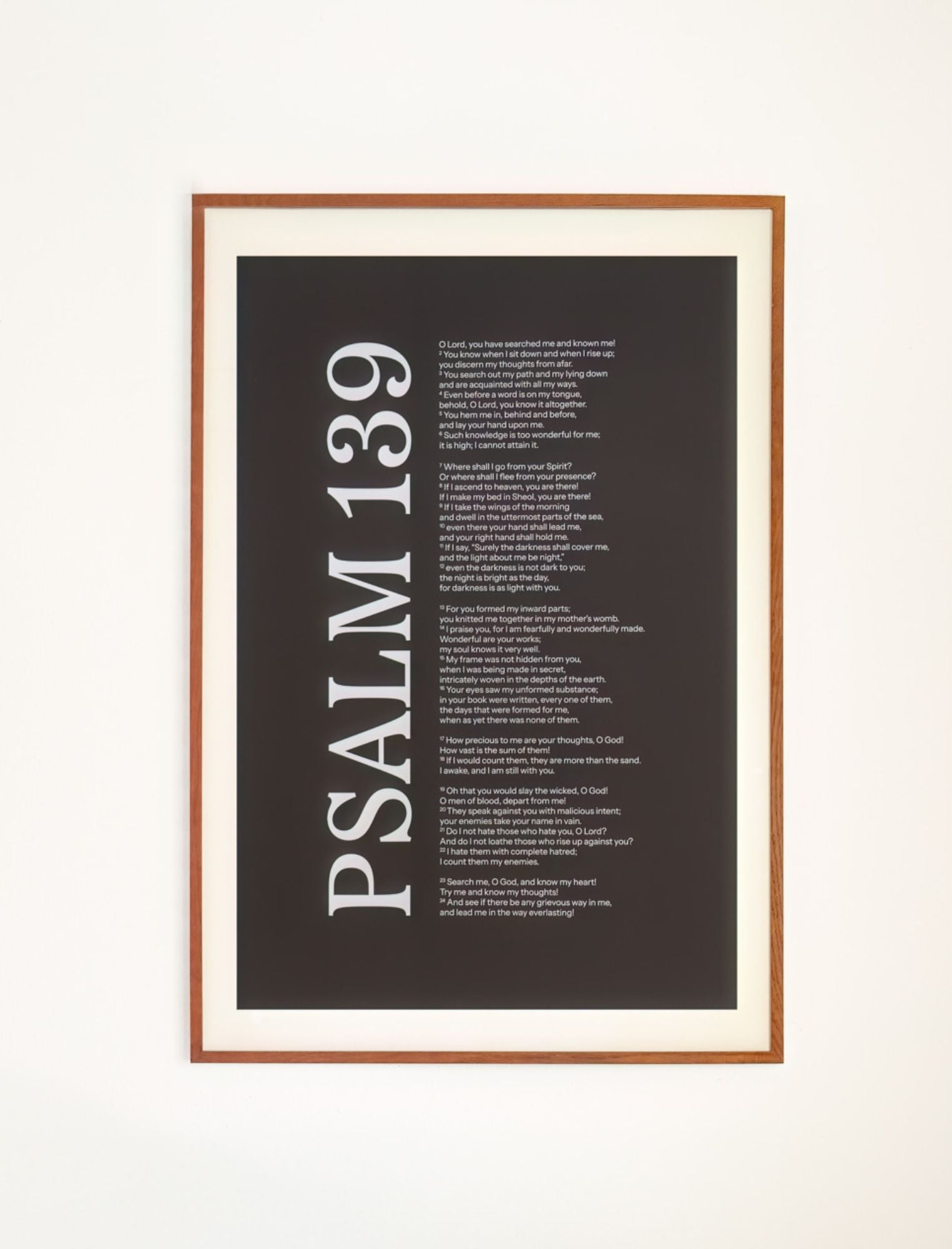 Poster: Psalm 139