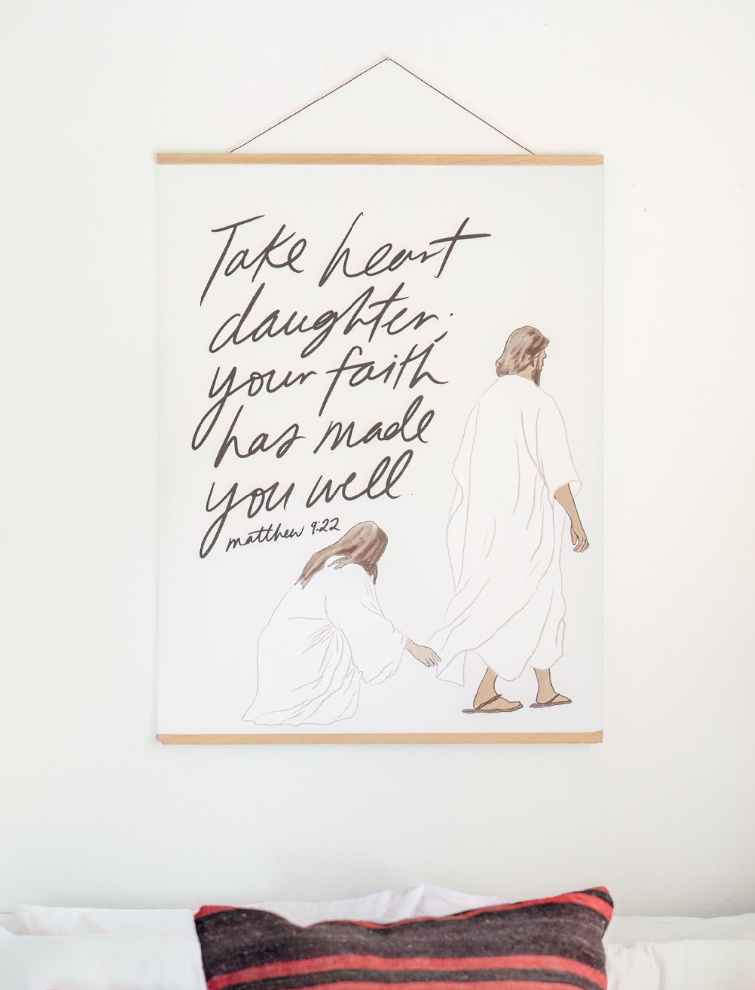 Large Poster: Your Faith has Made You Well