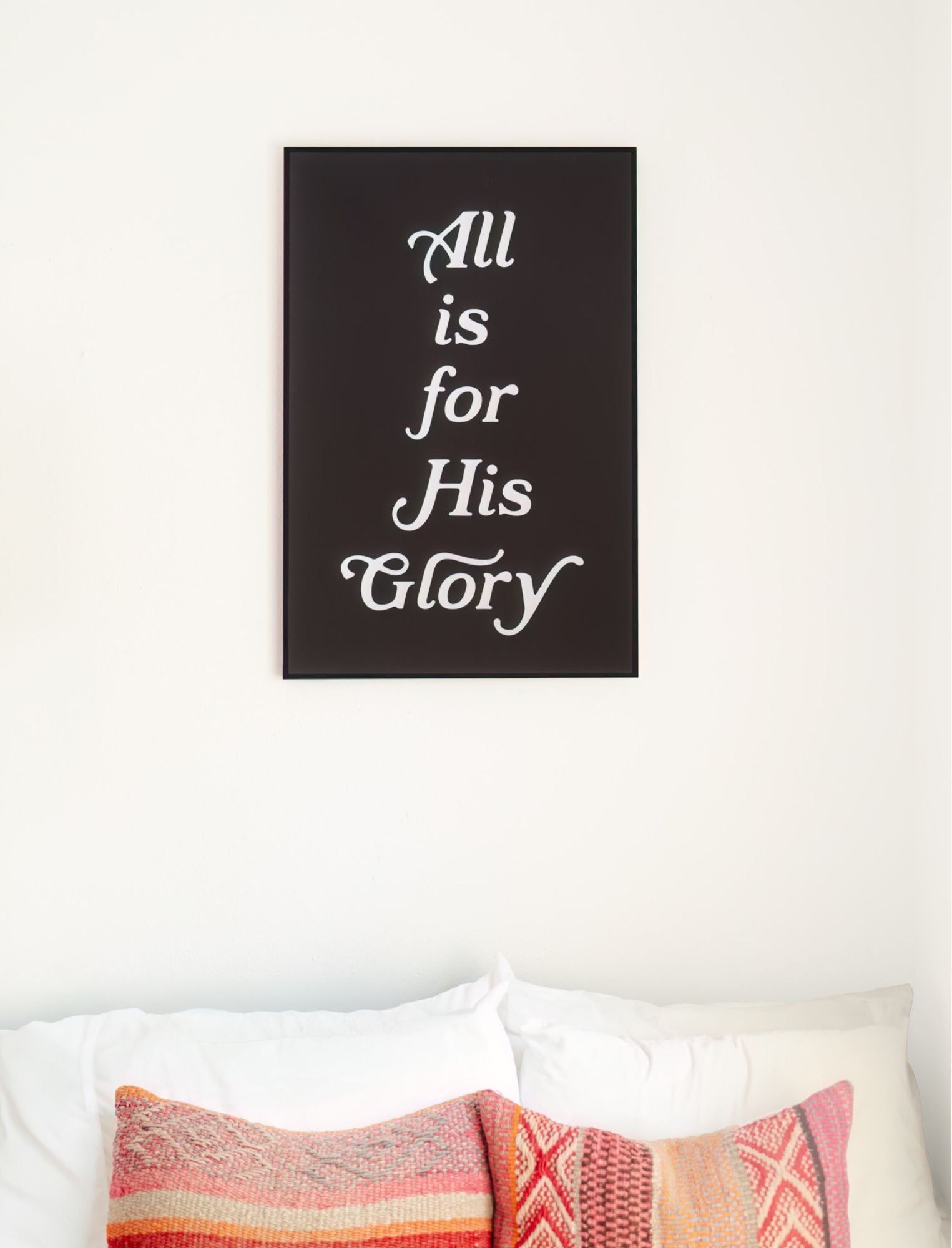 Poster: All is for His Glory