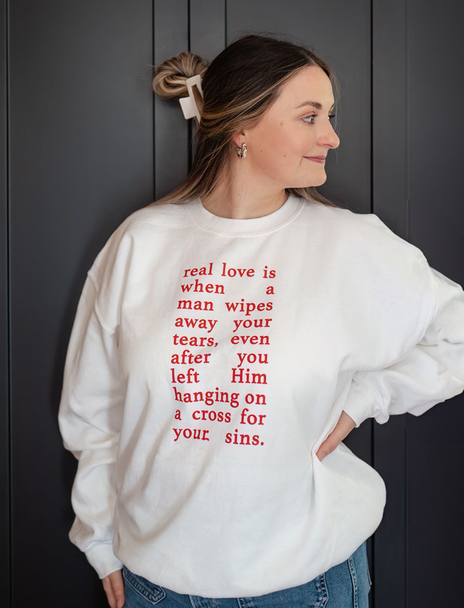 Sweater: Real love is when