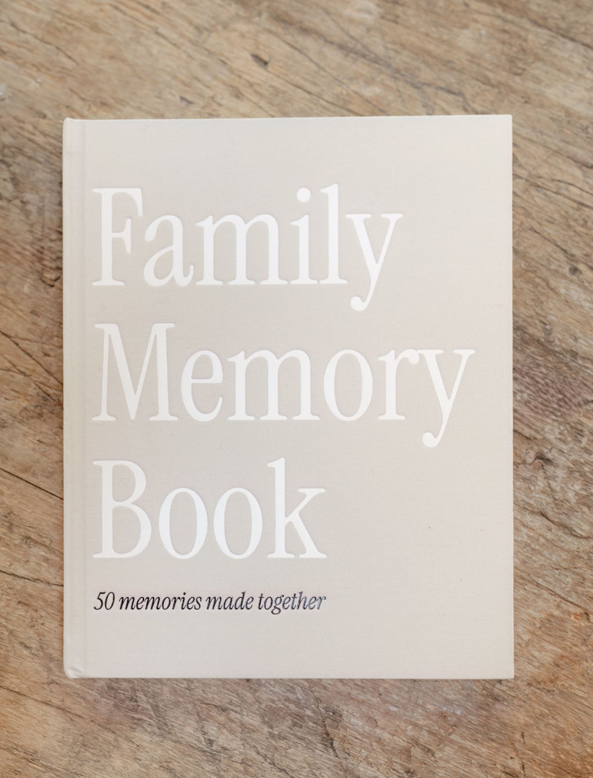 Memory Book Message Style Family Memory Book: 50 memories made together