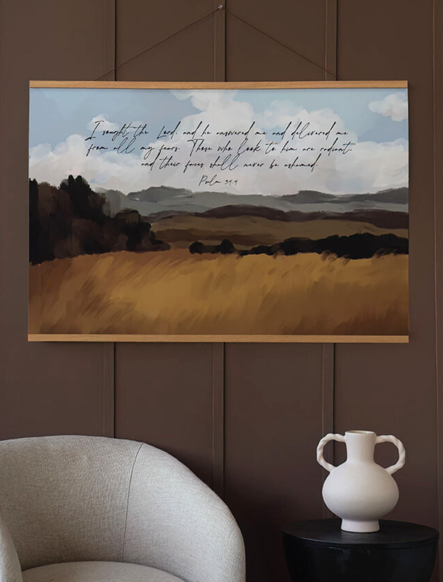 Horizontal Poster: I Sought the Lord