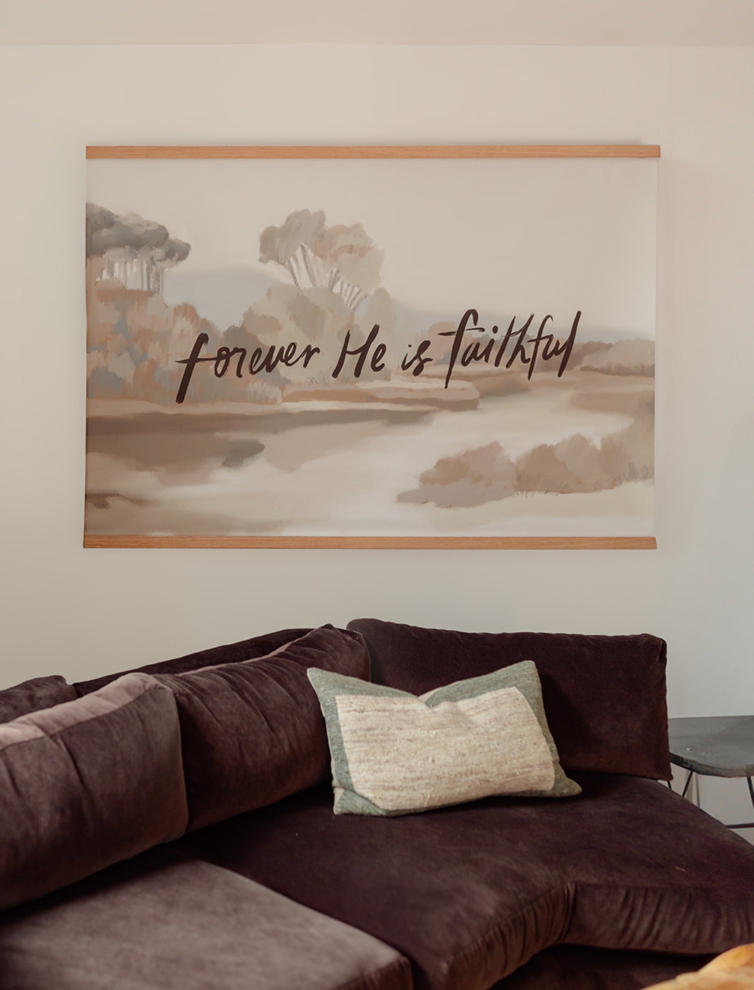 Large Canvas: Forever He is Faithful