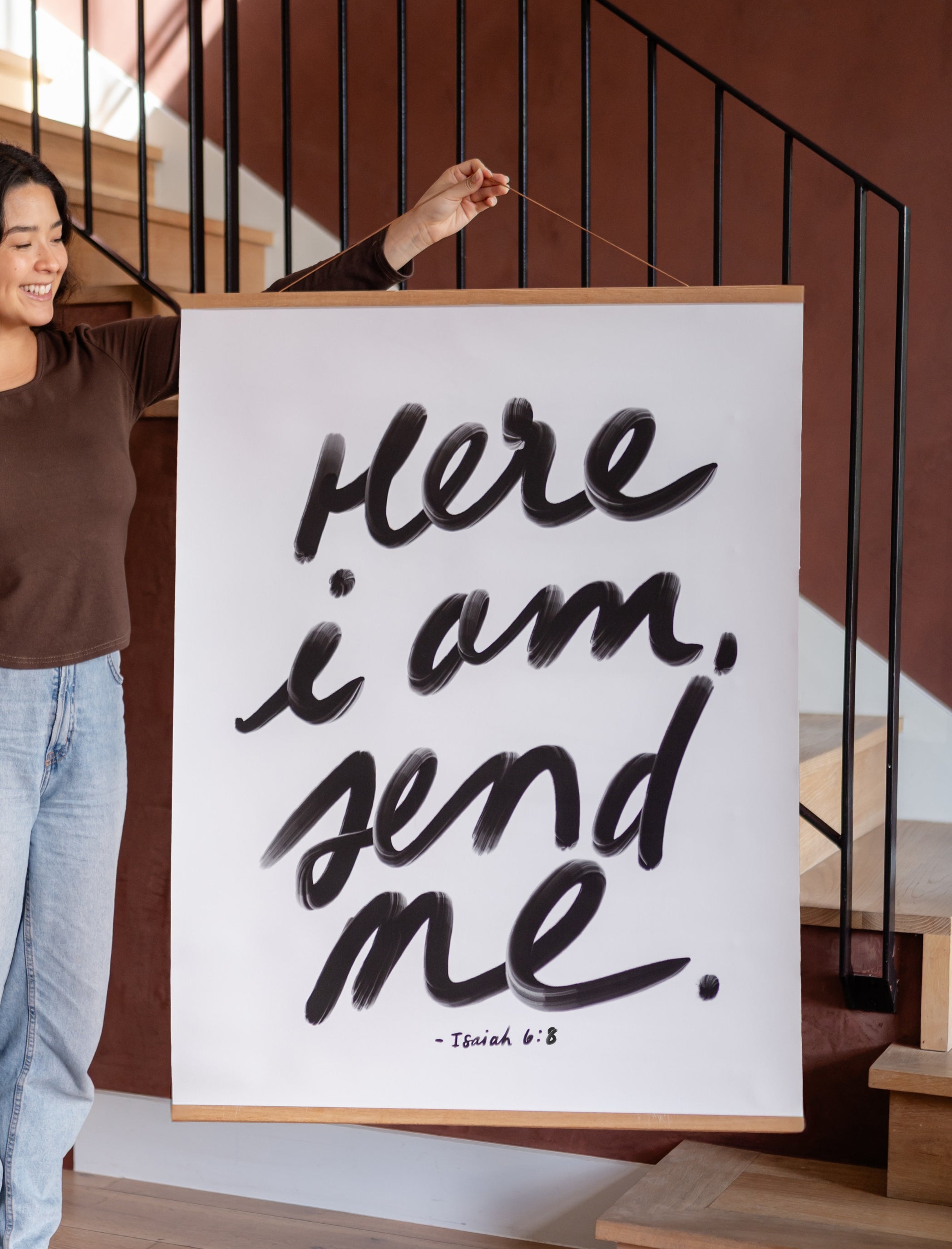 Large Poster: Here I am send me