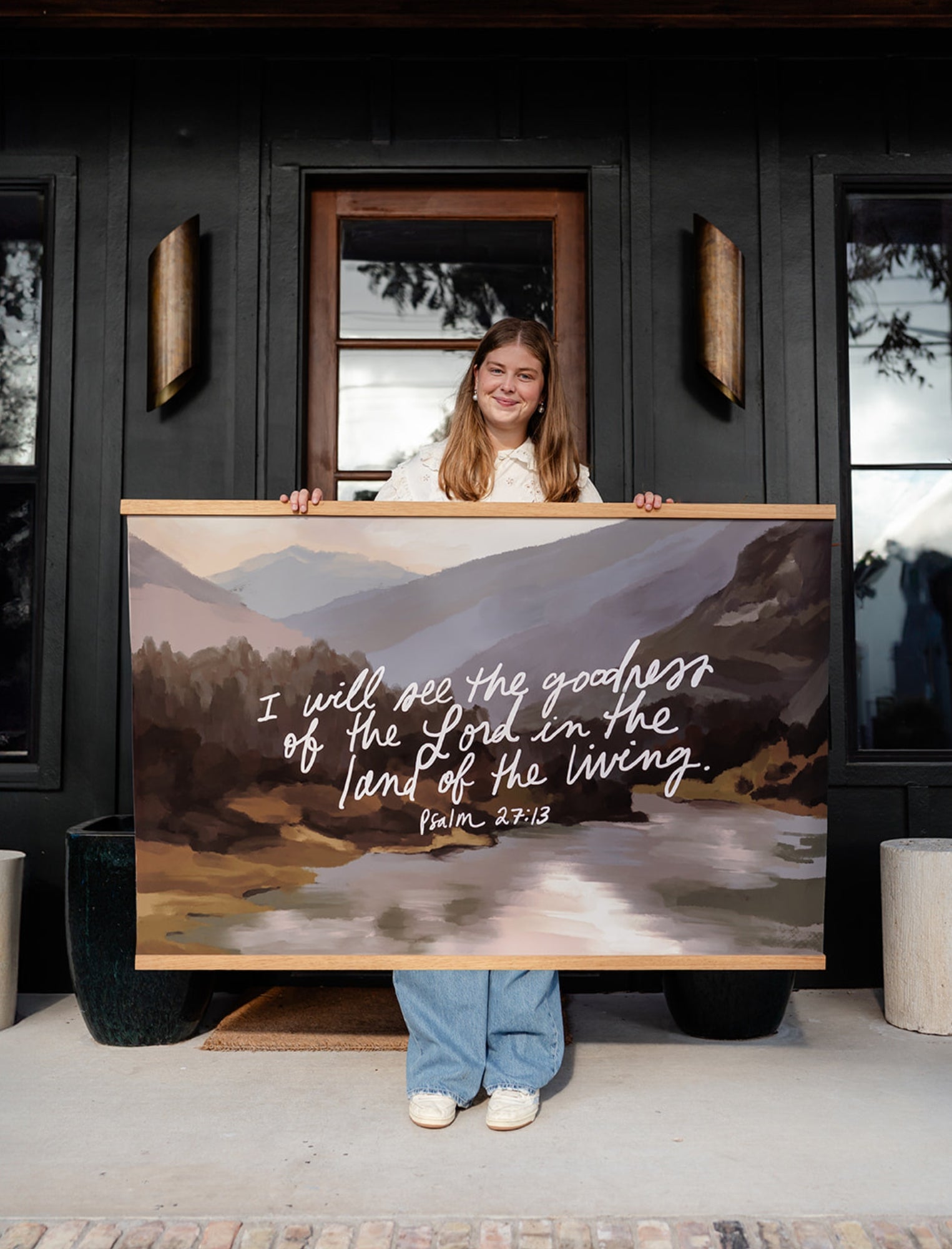 Large Canvas: I will see the goodness of God