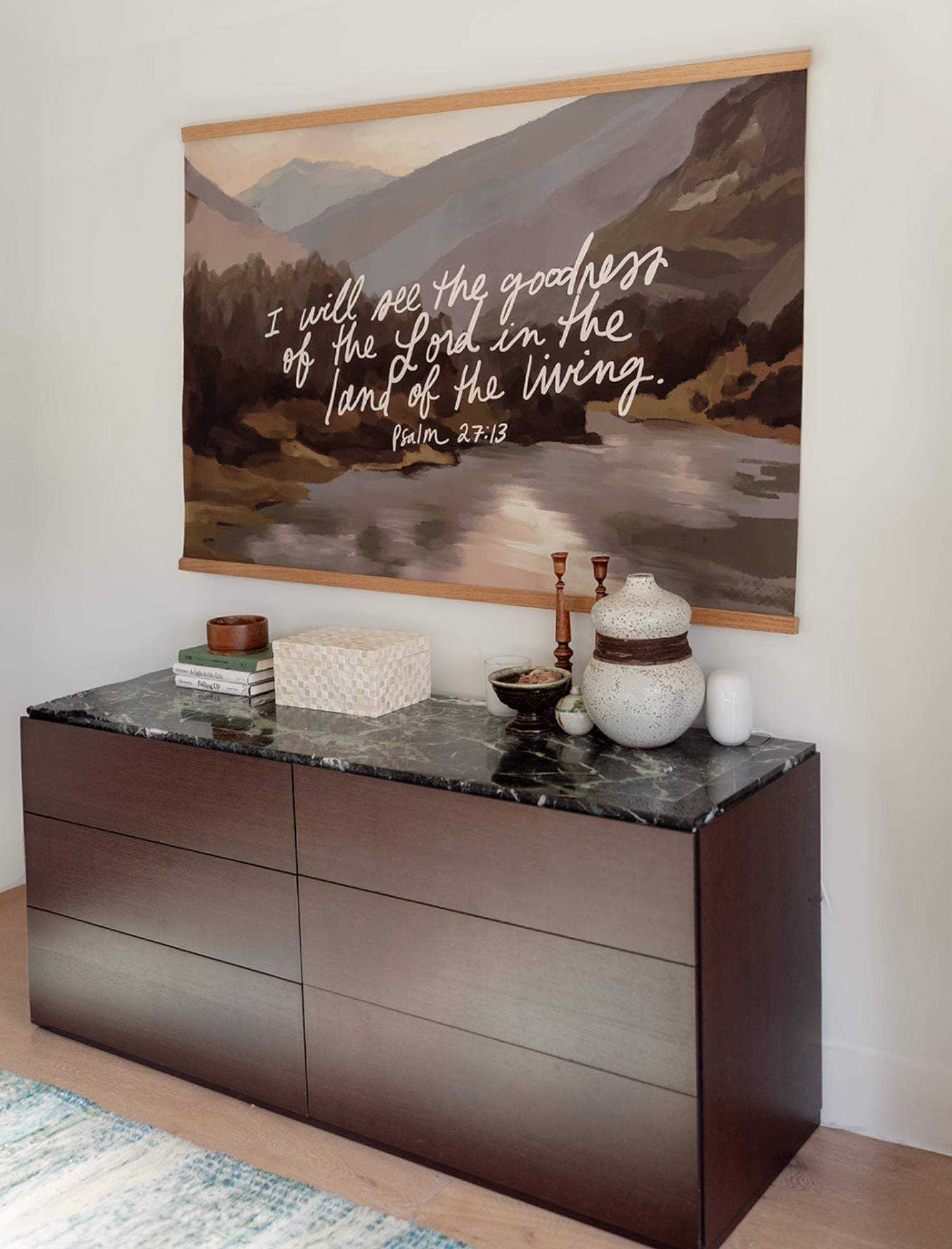 Large Canvas: I will see the goodness of God