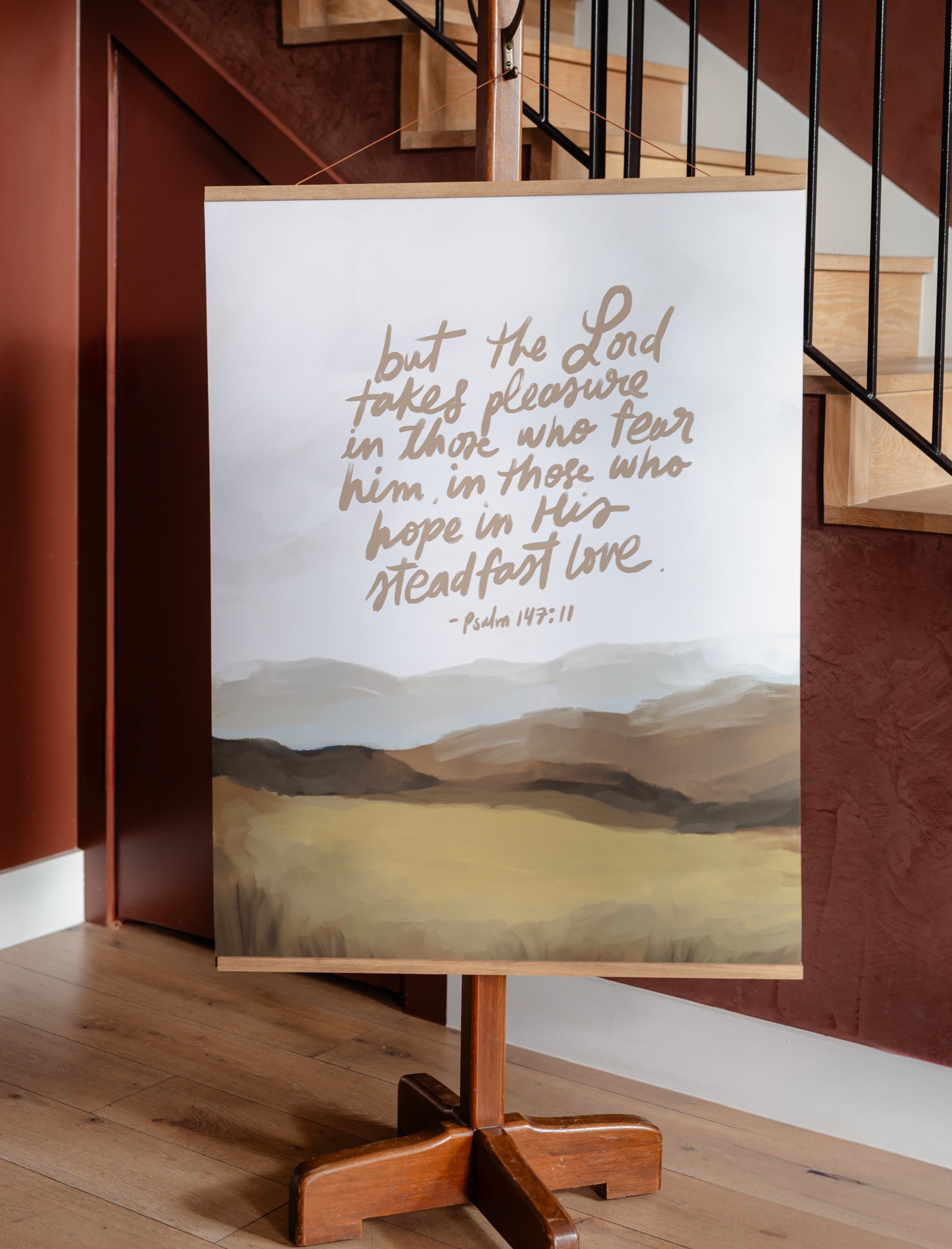 Large Poster: But the Lord takes pleasure in those