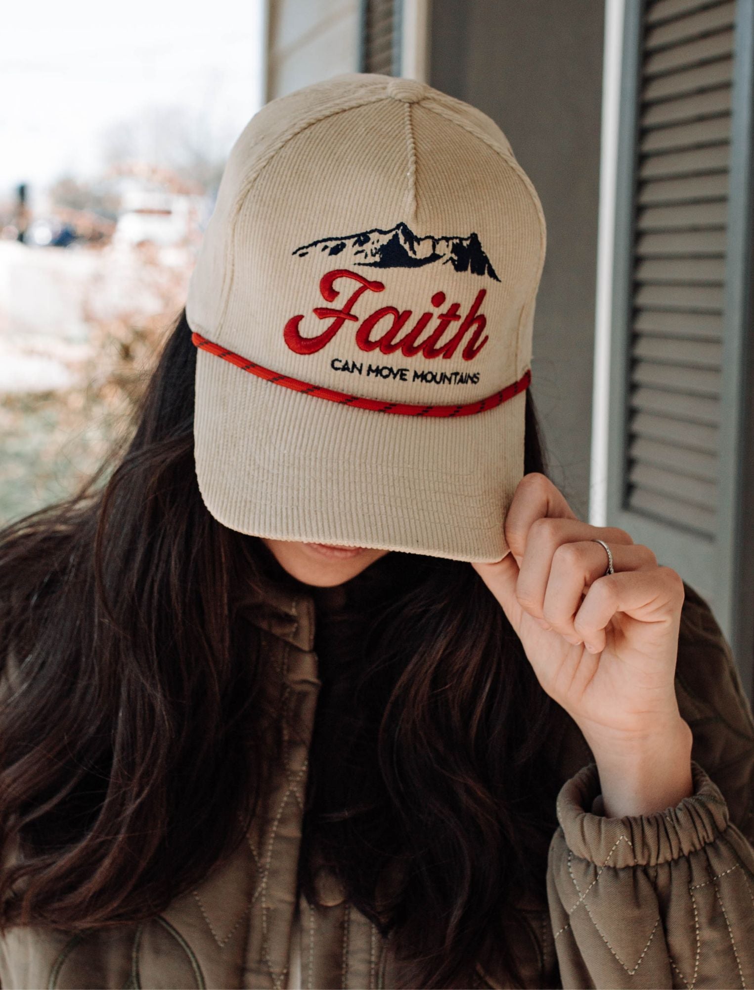 Hat: Faith Can Move Mountains