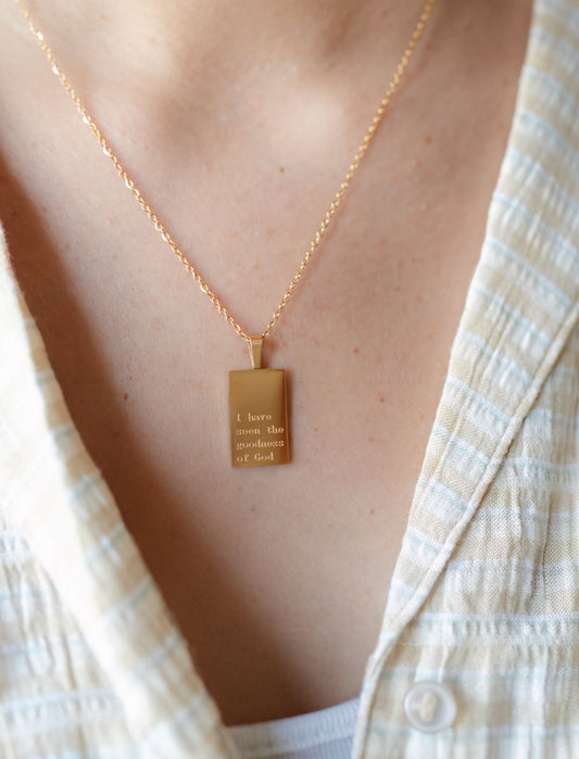 Necklace: She Did Her Best main image 1