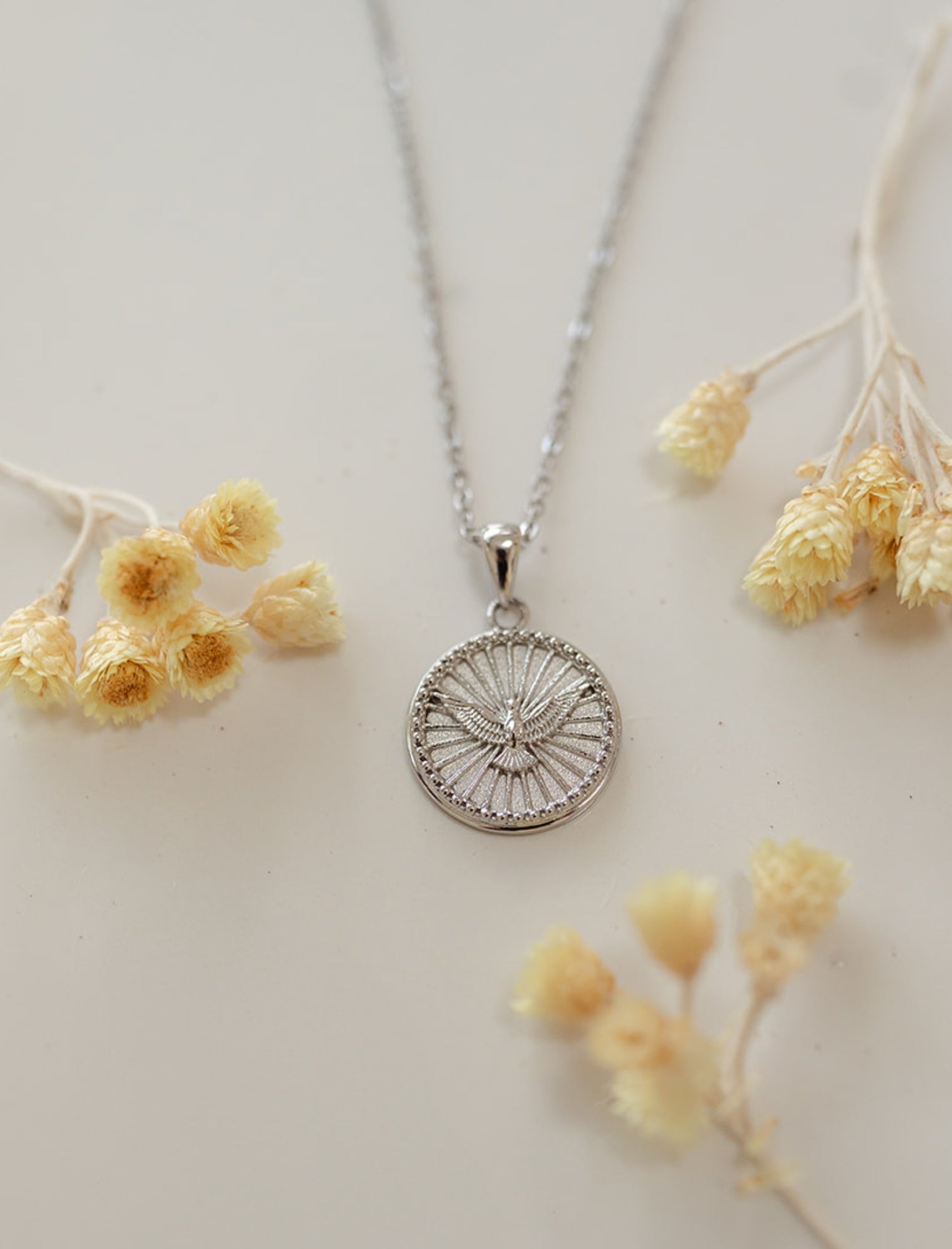 Necklace: Silver Dove