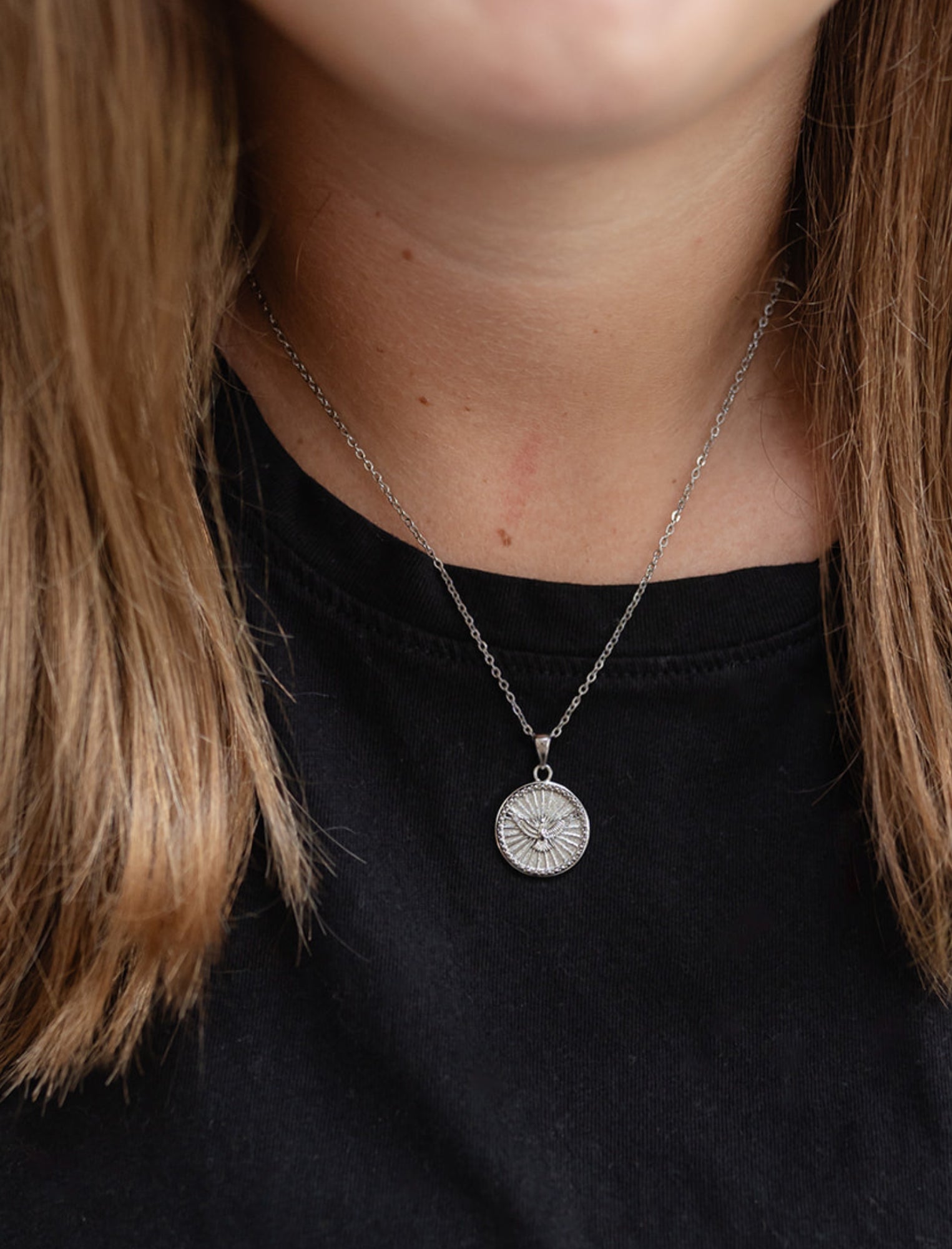 Necklace: Silver Dove