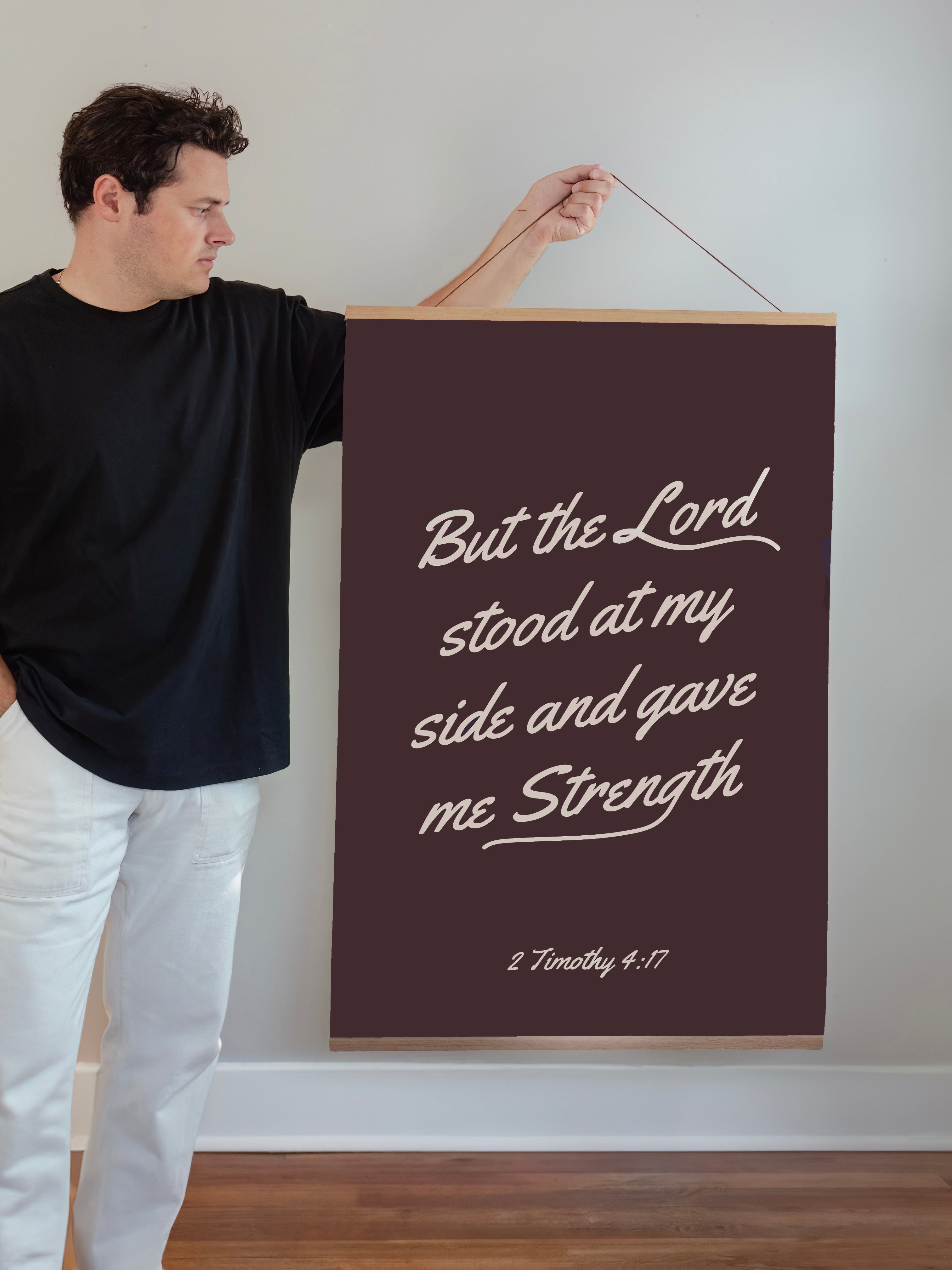 Poster: But the Lord Stood