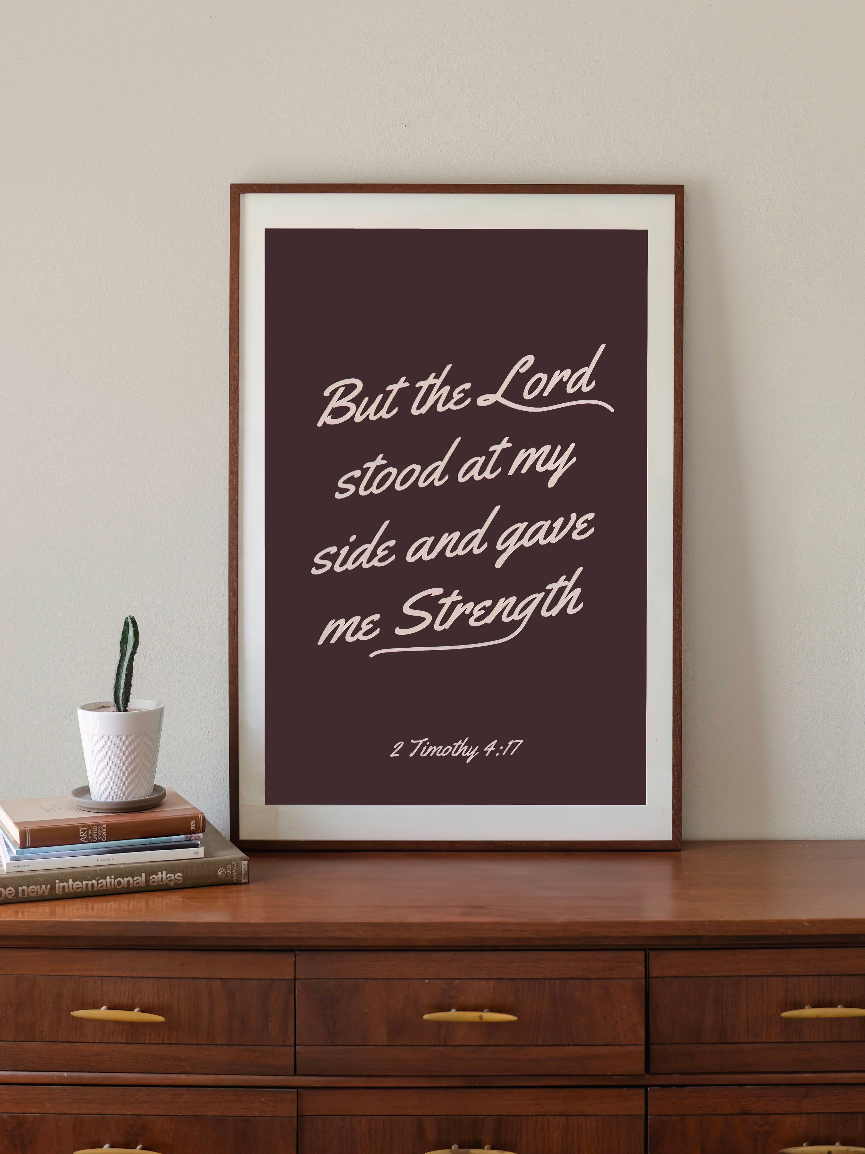 Poster: But the Lord Stood