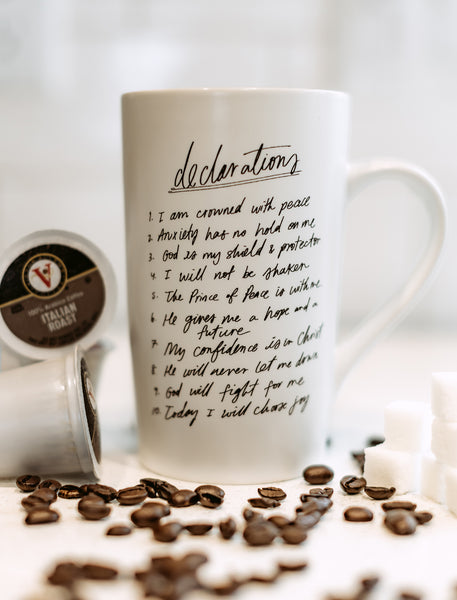 16 oz porcelain coffee mug Ceramic Latte Mugs Set of 4 | Wide Lip Coffee & Tea Cups main image 0