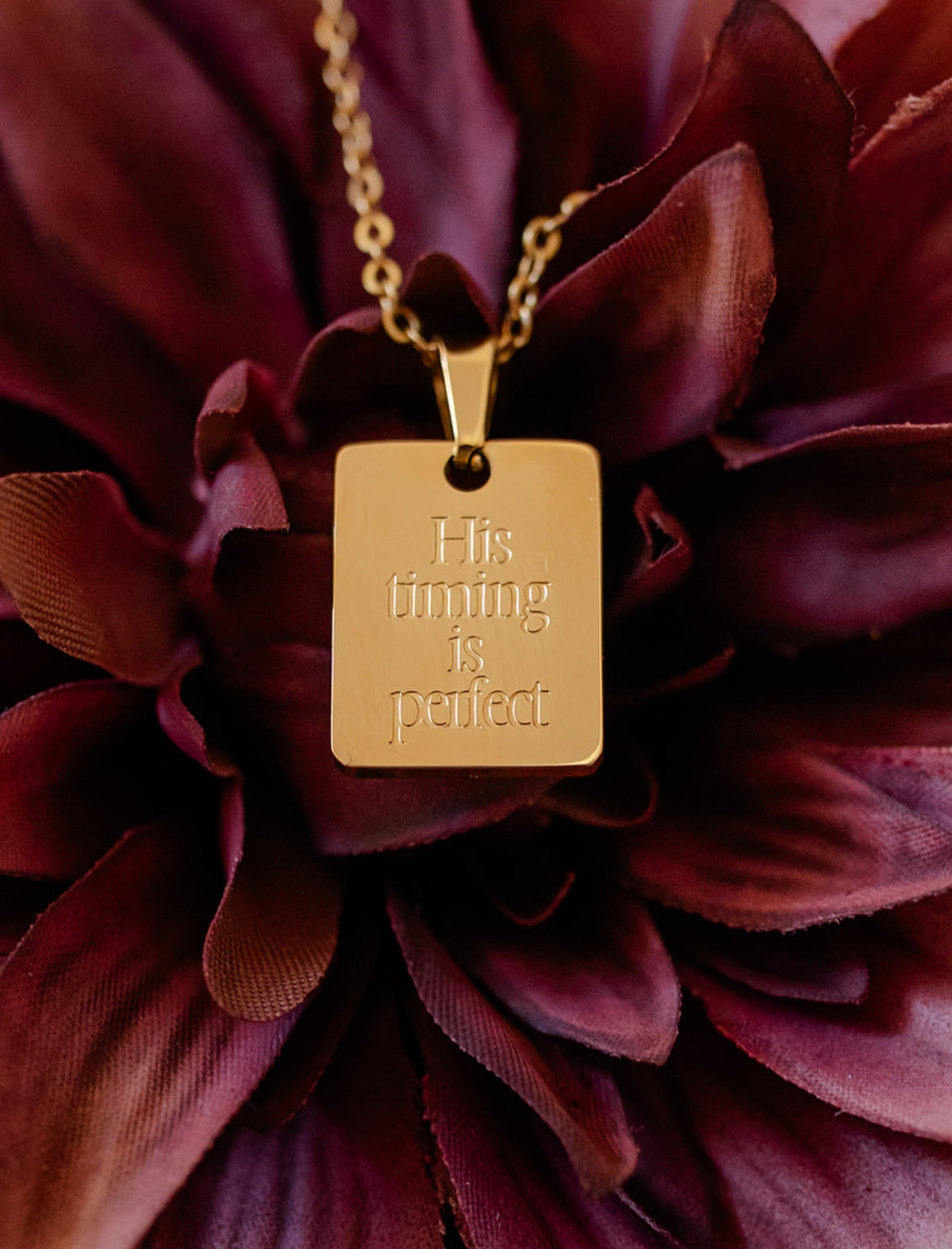Necklace: His Timing is Perfect