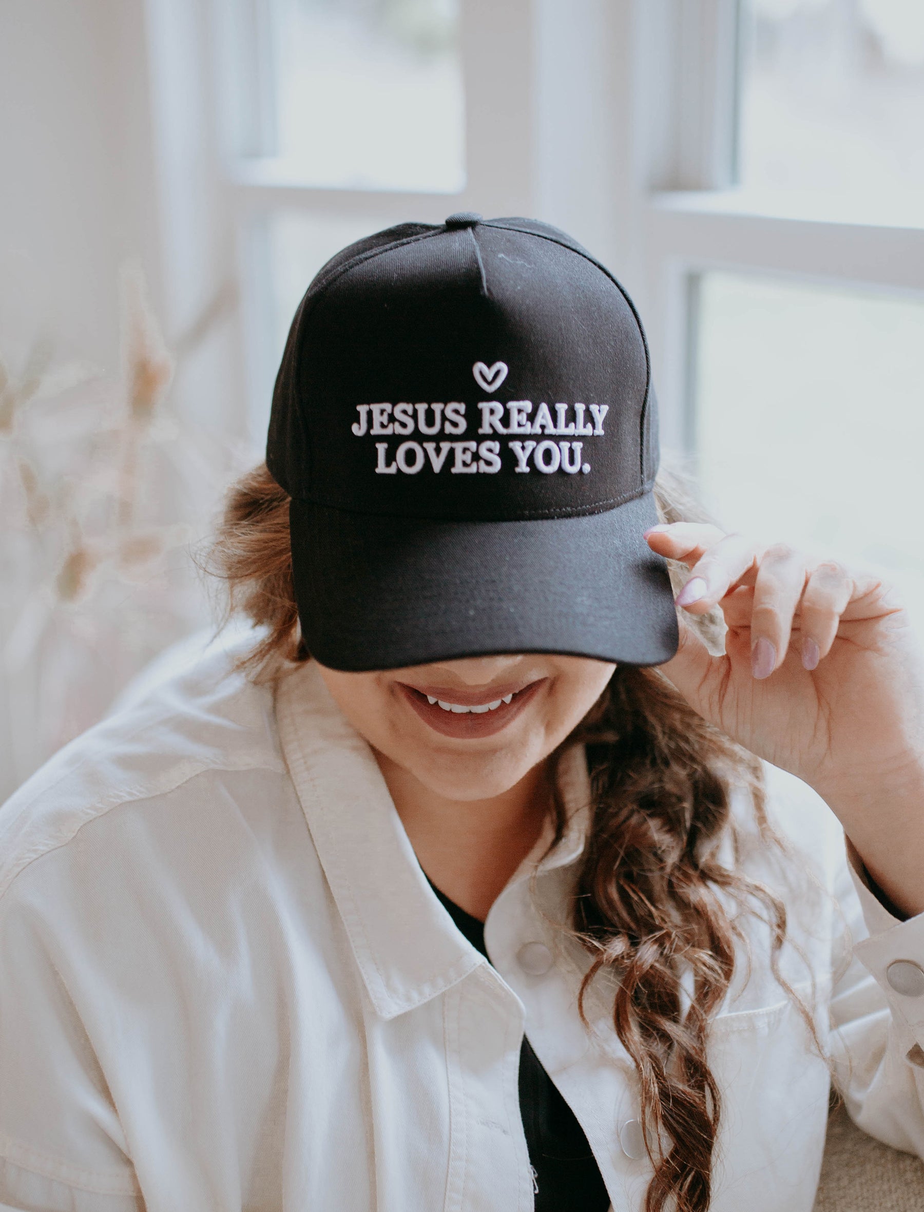 Hat: Jesus Really Loves You