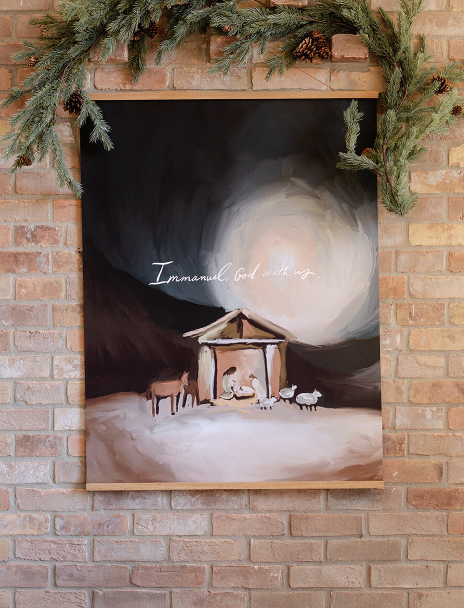 Large Poster: Immanuel God with Us