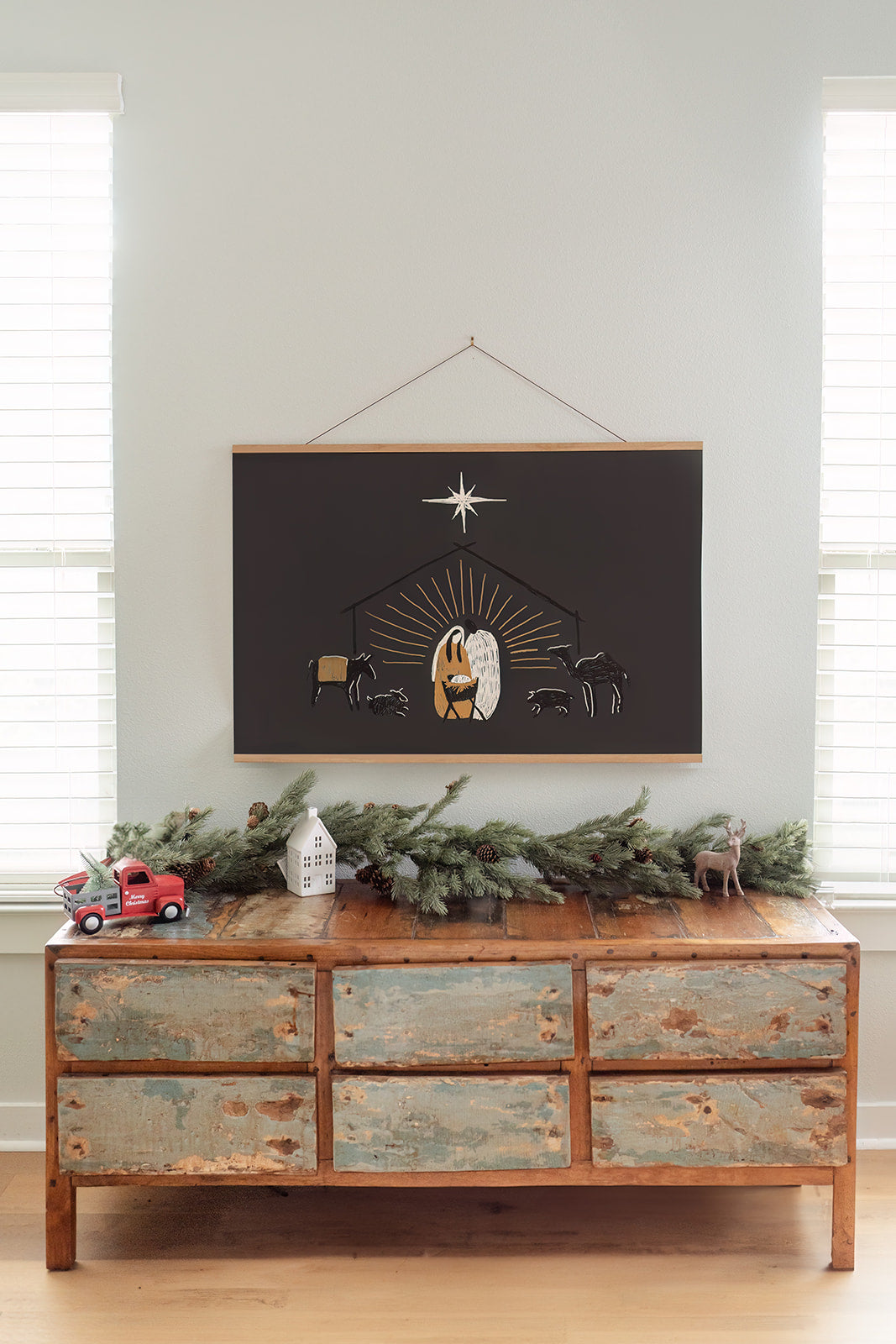 Horizontal Poster: Nativity Scene